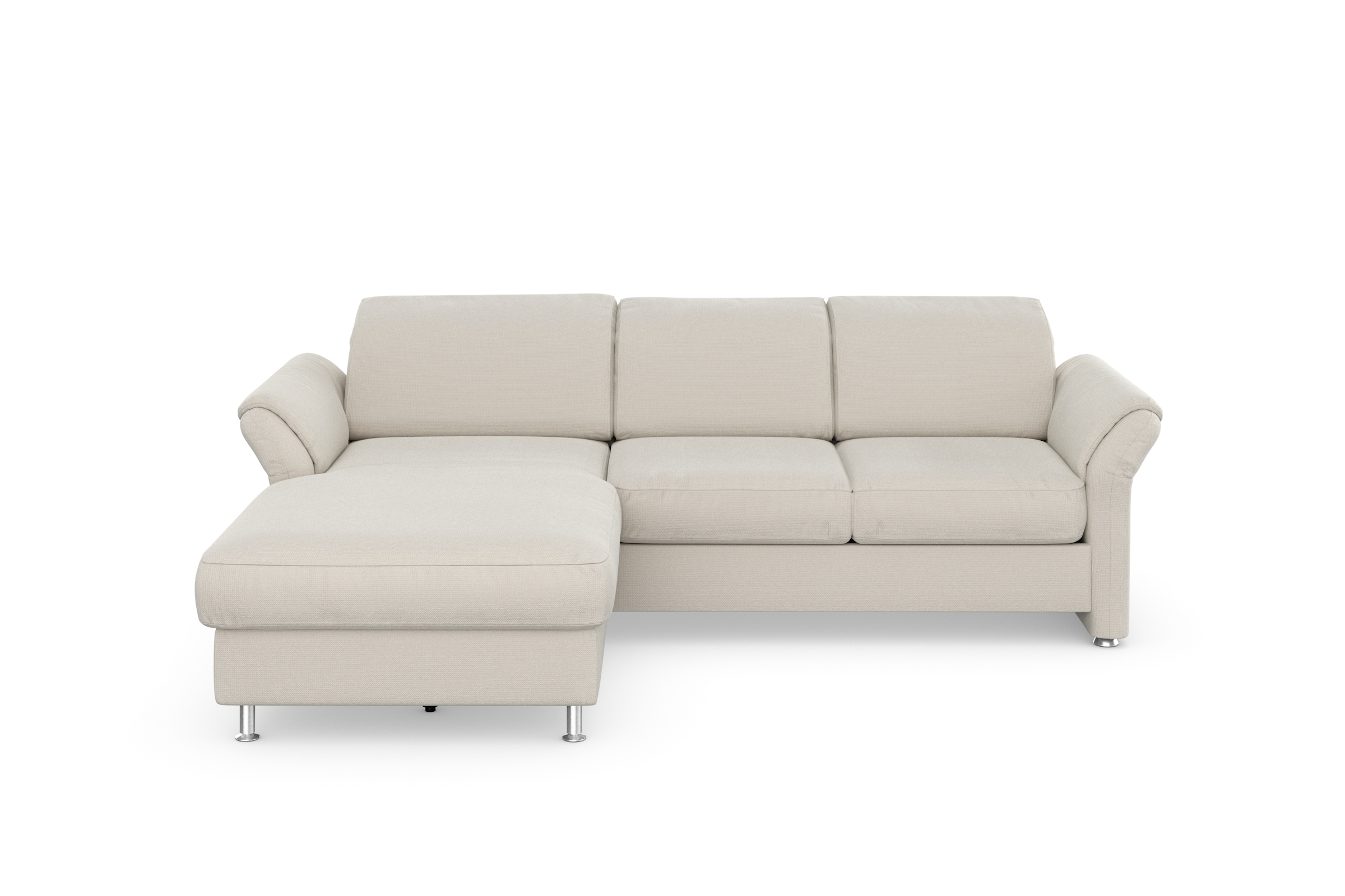sit&more Ecksofa »Apulia L-Form«, wahlweise Bettfunktion, Bettkasten und Kopf- und Armteilverstellung