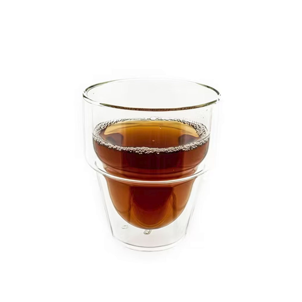 Mulex Latte-Macchiato-Glas »Mulex Gläser Set Duo Small«, (Set, 2 tlg., 2tlg. Gläser Set, je 250 ml), doppelwandiges Trinkglas ideal f. Kaffee, Cappuccino, Latte Macchiatto