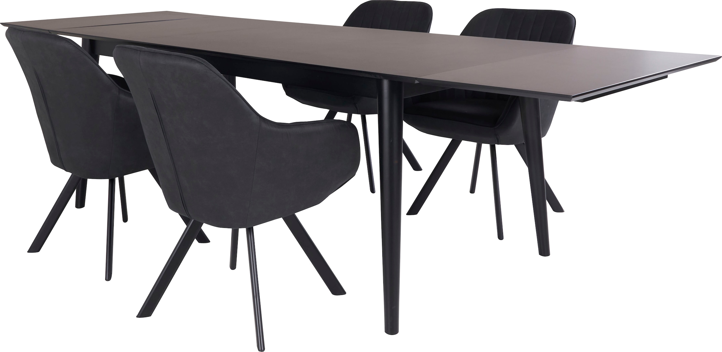 Raten tlg.), 5 (Set, kaufen Tisch mit »Odense«, auf Essgruppe ausziehbarem Homexperts