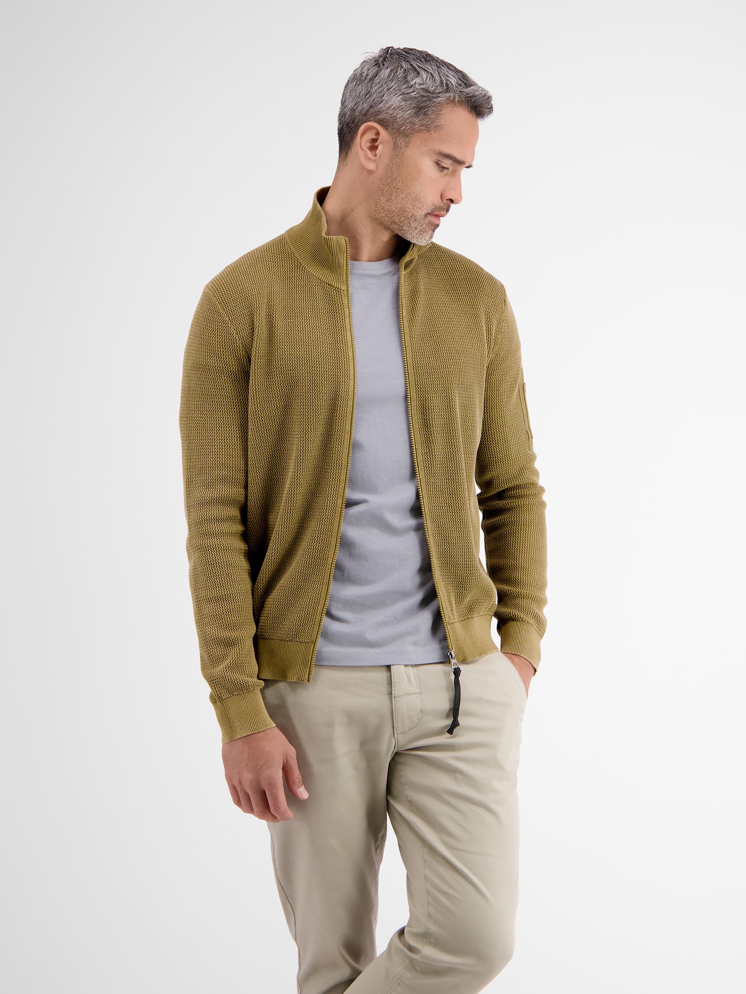LERROS Strickjacke »LERROS Strickjacke in Strukturqualität«