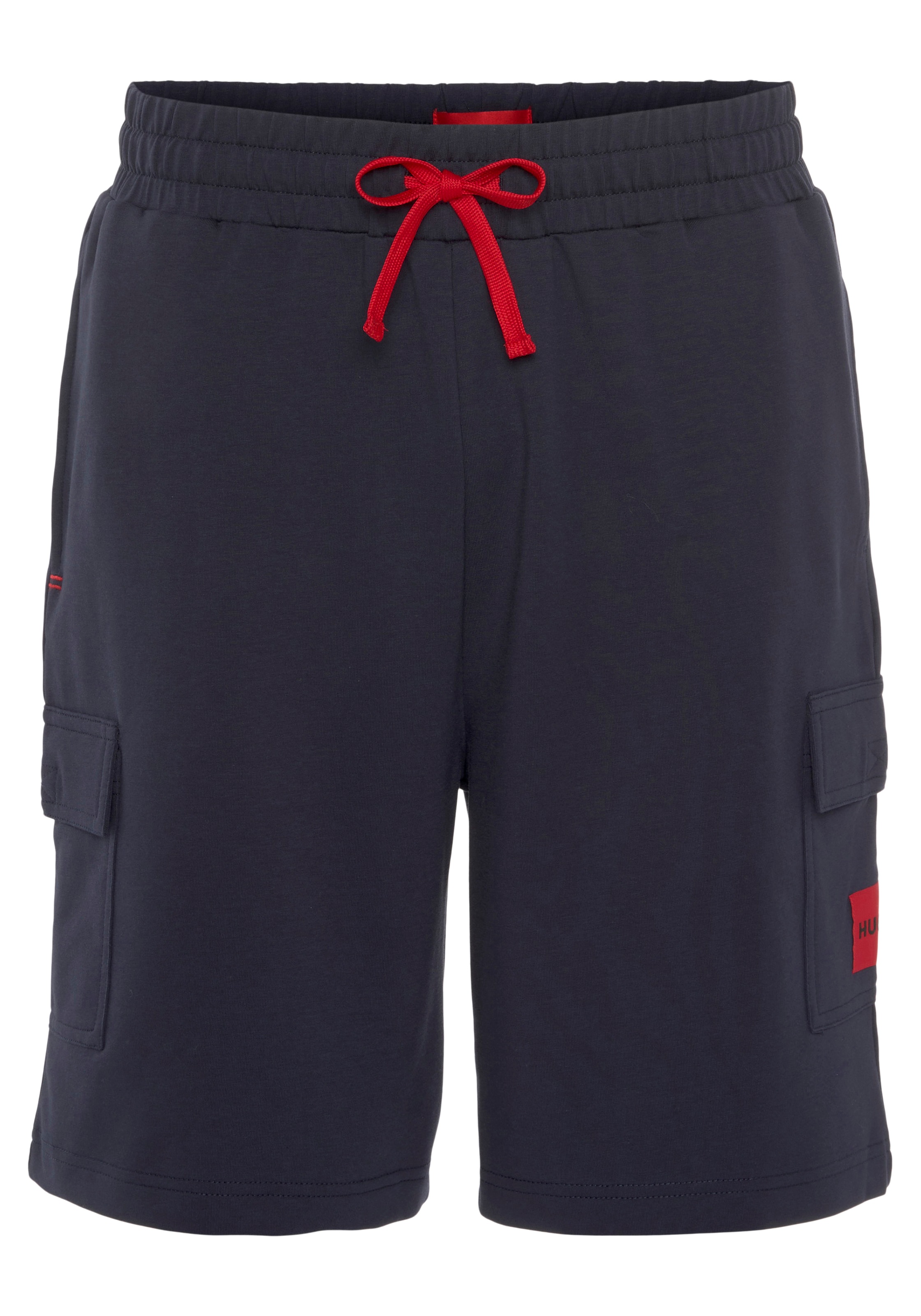 4. Bild von HUGO Sweatshorts »Reverse Shorts«, mit Cargotaschen