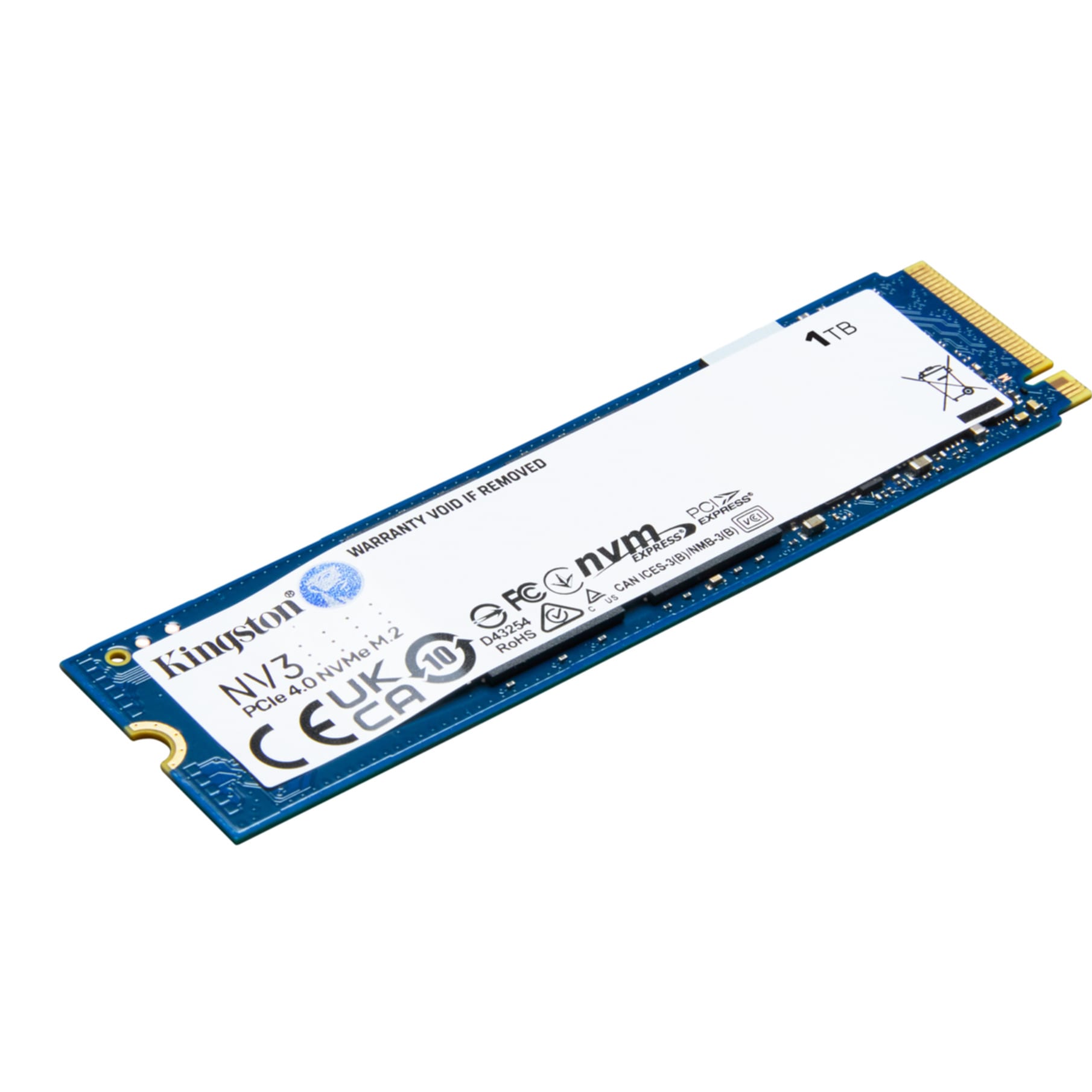Kingston interne SSD »1000G NV3 M.2 2280 NVMe SSD« 1000 GB Anschluss M.2 (2880)