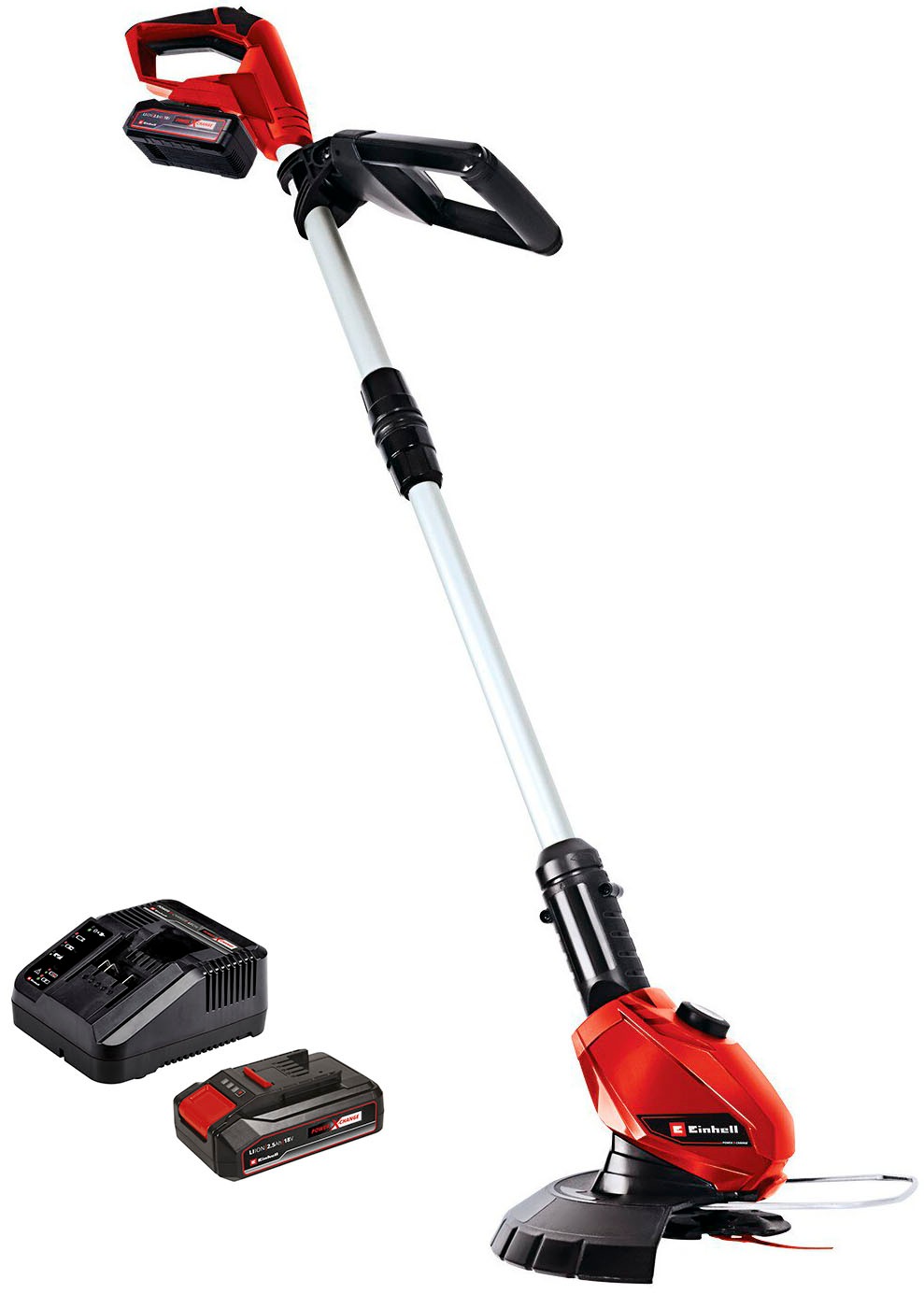 Einhell Akku-Rasentrimmer »»GE-CT 18 Li (1x 2,5 Ah)««, Inkl. Akku, Ladegerät und 20 Ersatzmesser
