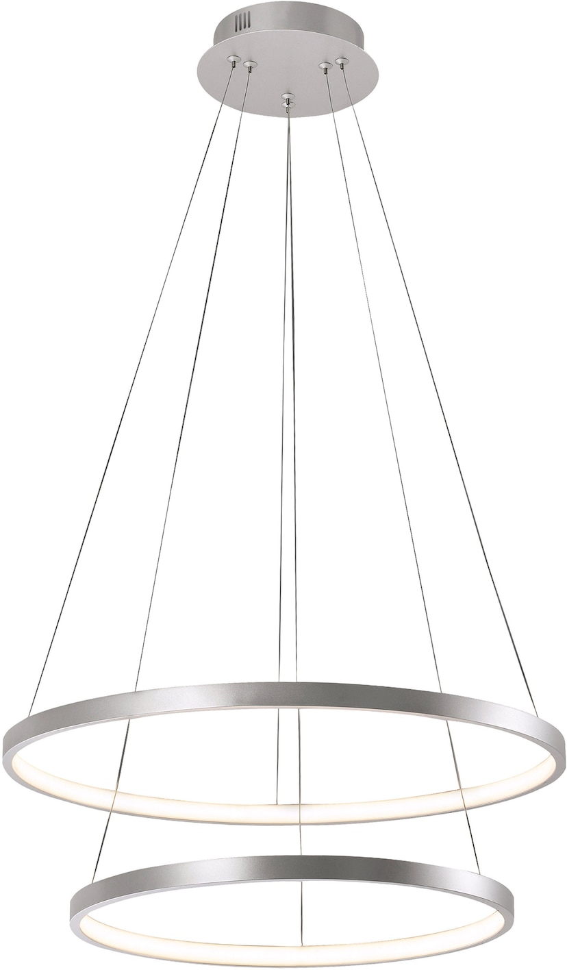 TRIO Leuchten LED Pendelleuchte »Samos«, 4 flammig-flammig,  Sensordimmer,Lichtfarbe einstellbar,Höhenverstellbar auf Rechnung kaufen