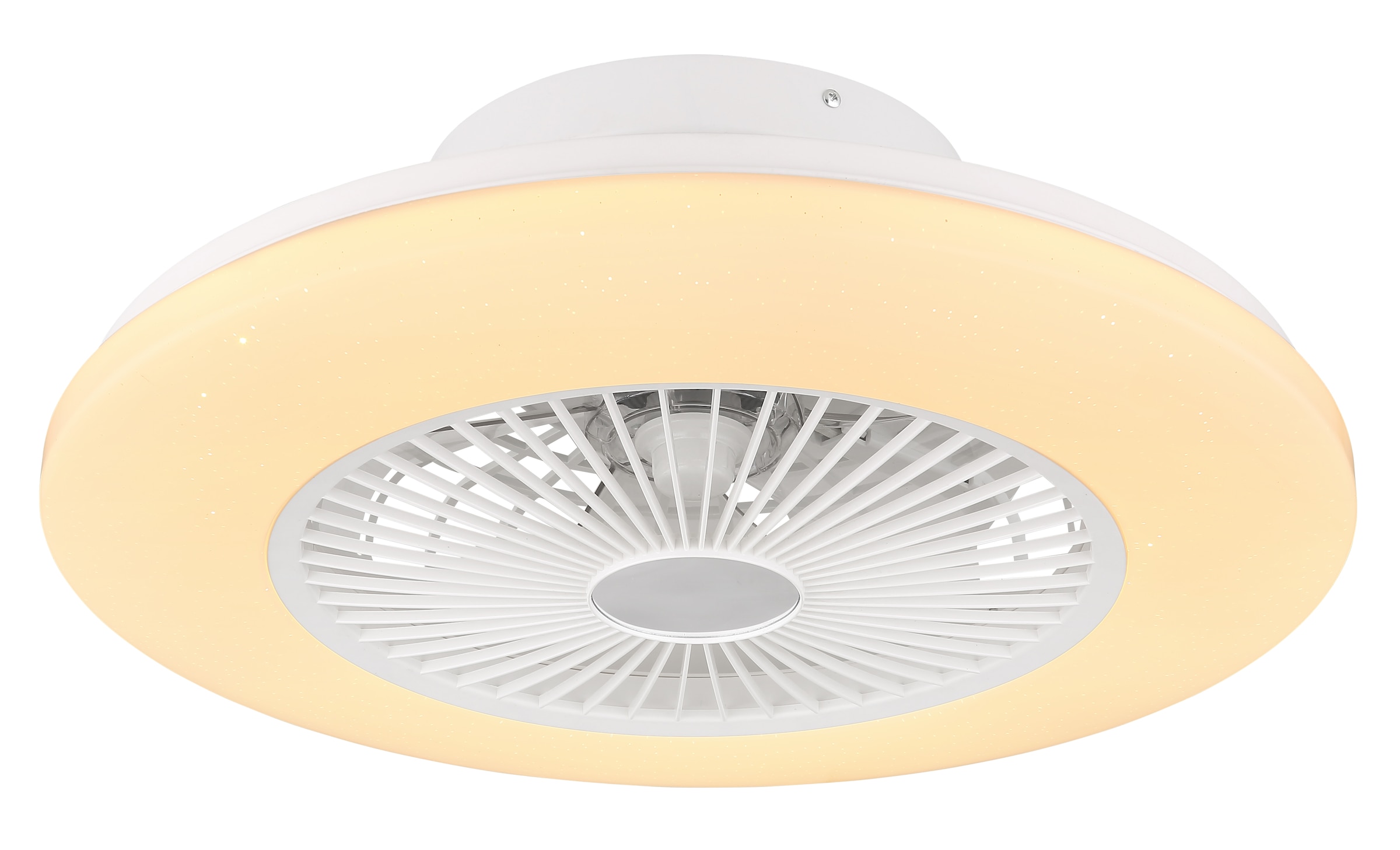 GLOBO LIGHTING Deckenleuchte »TRAVO«, Leuchtmittel LED-Modul | LED fest integriert, Ventilator/Funktions-Ventilator/Wohnbereich/Schlafzimmer /Flügel innen