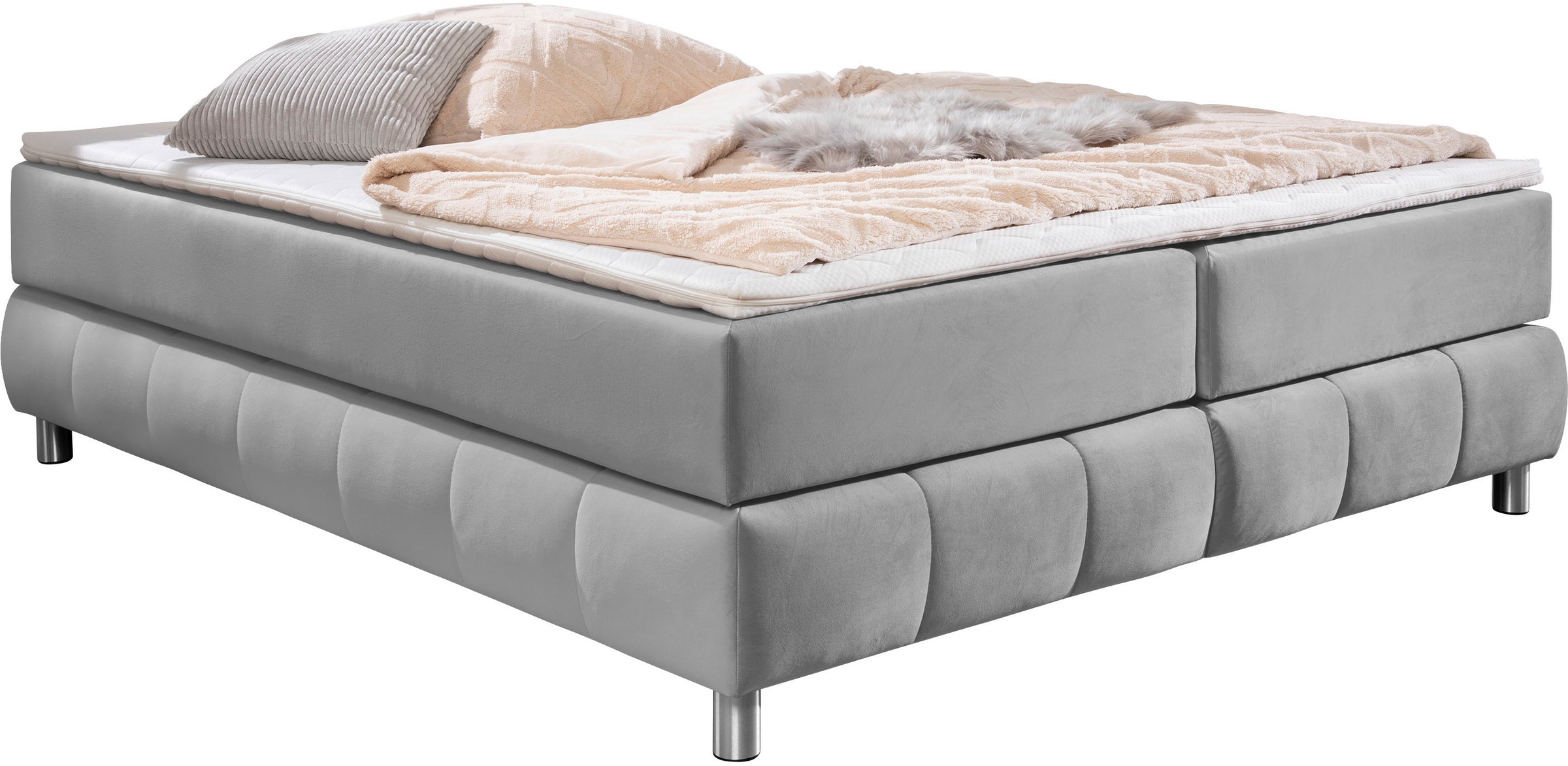 Home affaire Boxspringbett »Salo« Ohne Kopfteil, inkl. Topper, auch in Über günstig online kaufen