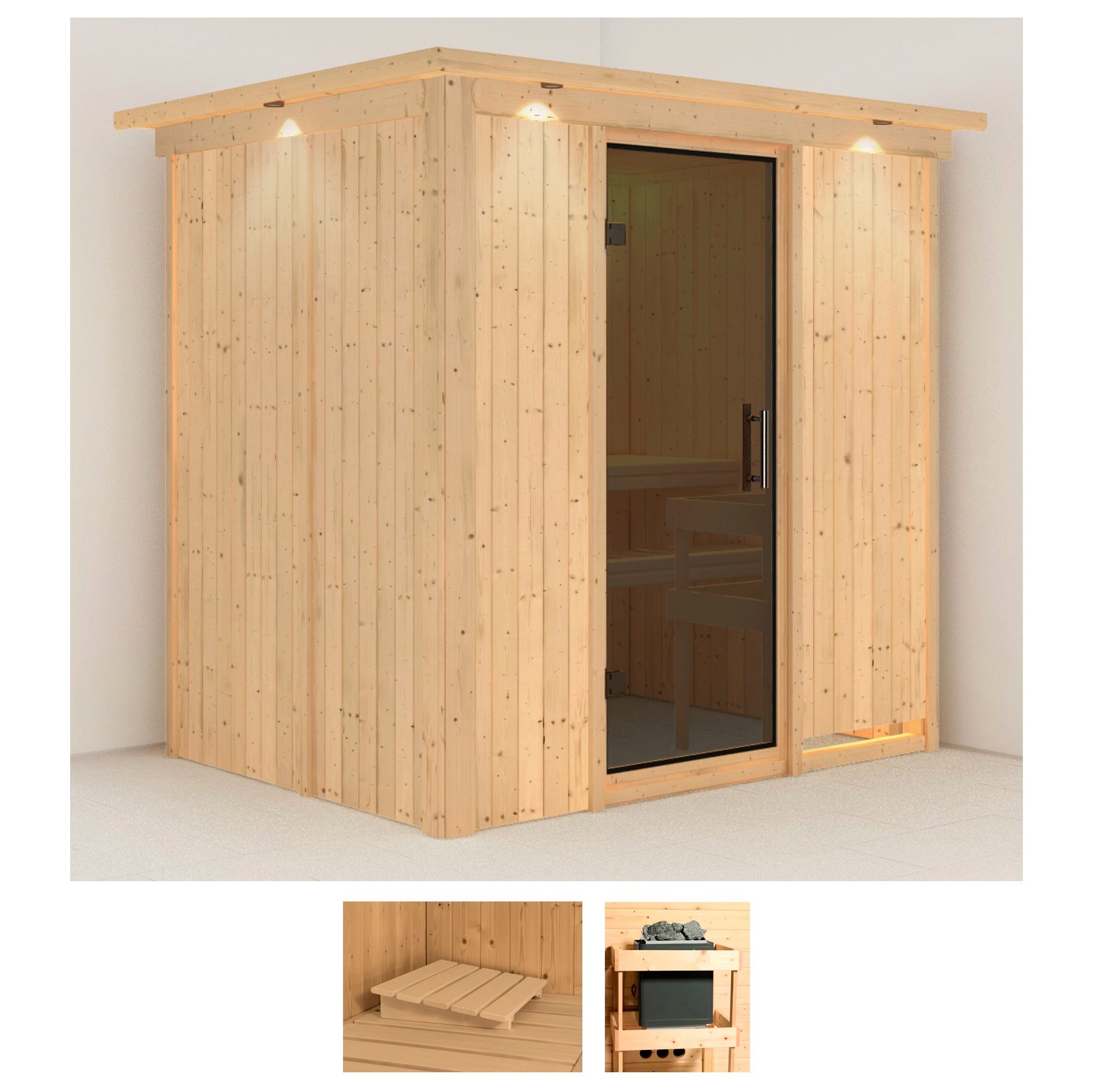 Karibu Sauna »Finja« Set, ohne Ofen günstig online kaufen