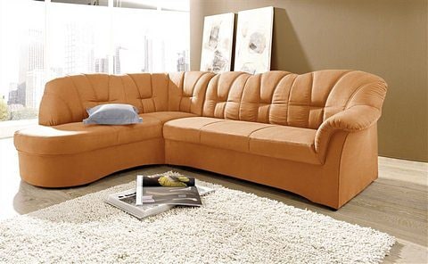 DOMO collection Ecksofa »Papenburg L-Form«, mit Ottomane, wahlweise mit Bettfunktion