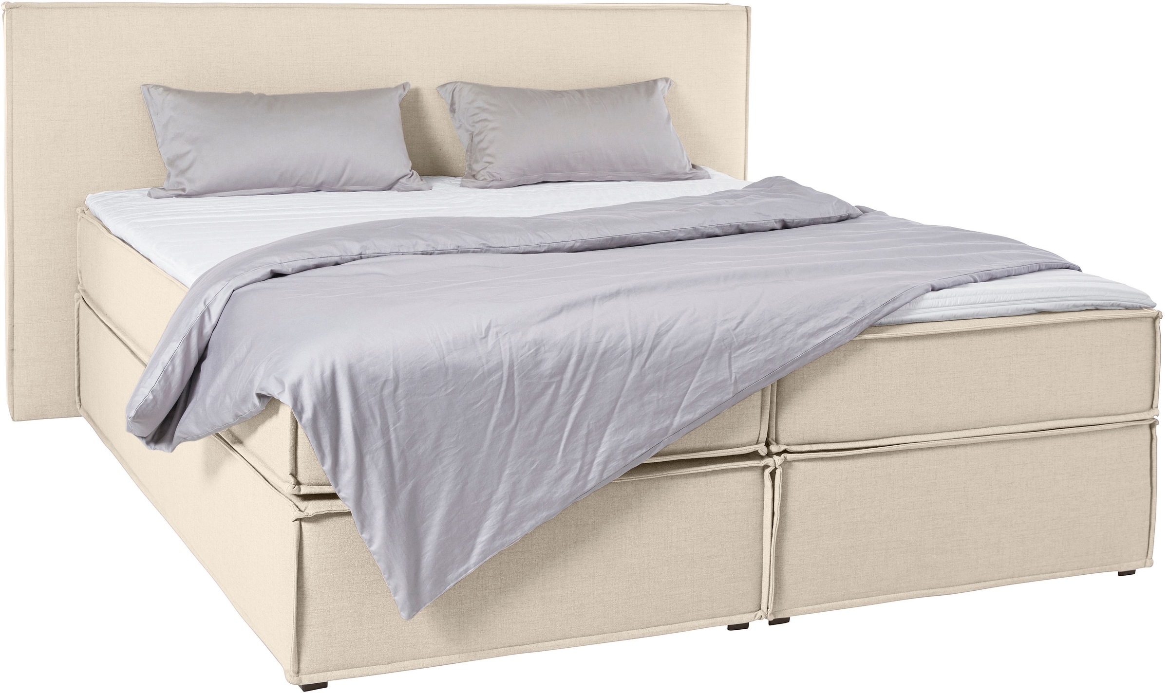 LeGer Home by Lena Gercke Boxspringbett "Yuma" incl. Topper, in 4 Breiten, günstig online kaufen
