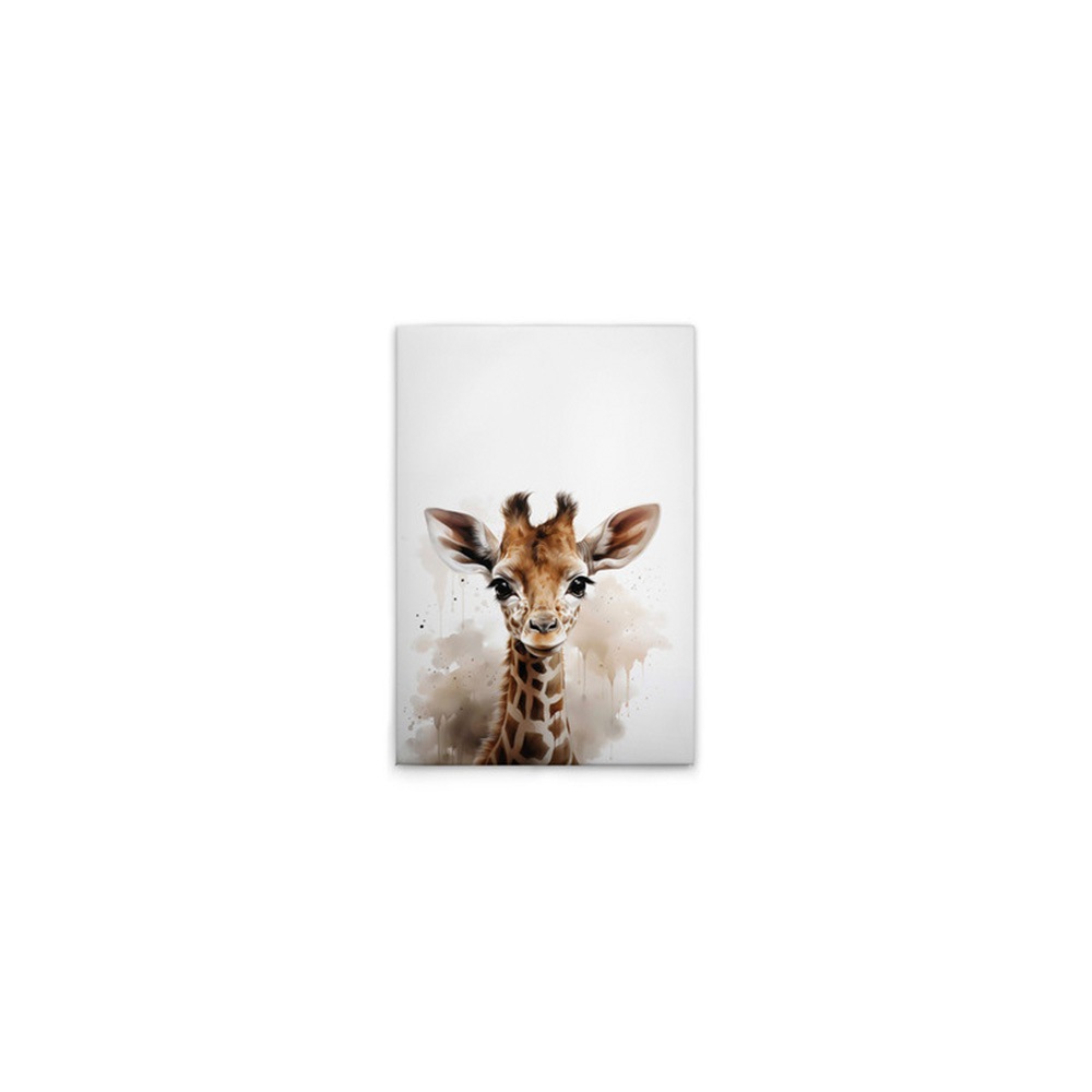 A.S. Création Leinwandbild »Baby Giraffe - Wandbild Weiß Braun Beige Keilra günstig online kaufen