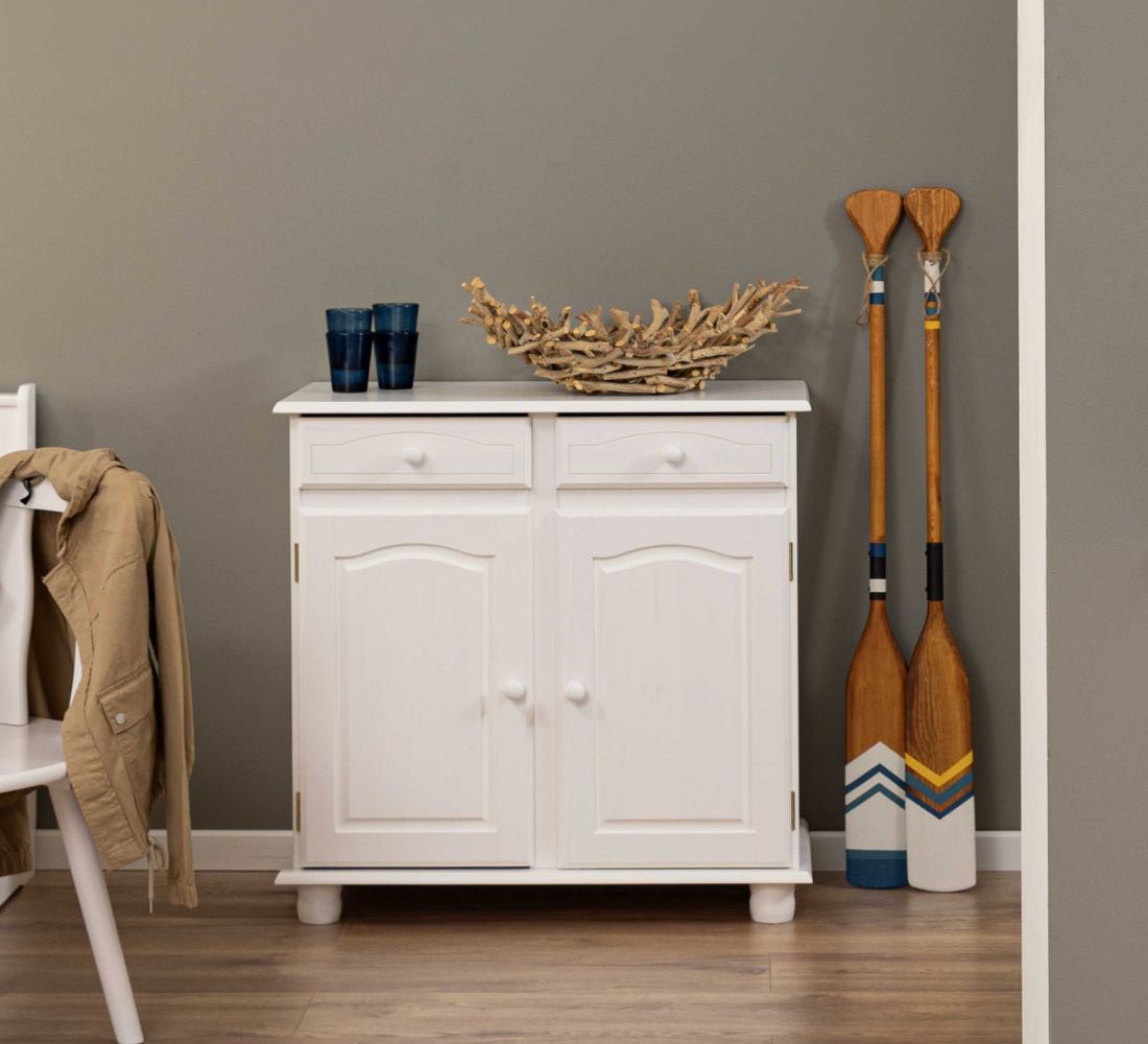 Inter Link Anrichte »Lovi« 1 Stk. tlg. Kiefer Massiv, Landhaus, BxTxH: ca. 88 x 43 x 87 cm