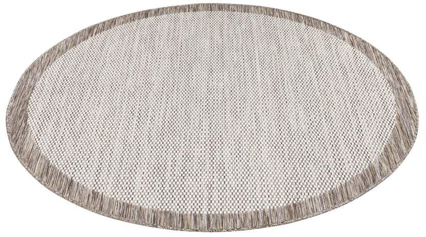 Carpet City Outdoorteppich »Outdoor 470«, rund, 5 mm Höhe, UV-beständig, Flachgewebe, auch in quadratischer Form erhältlich