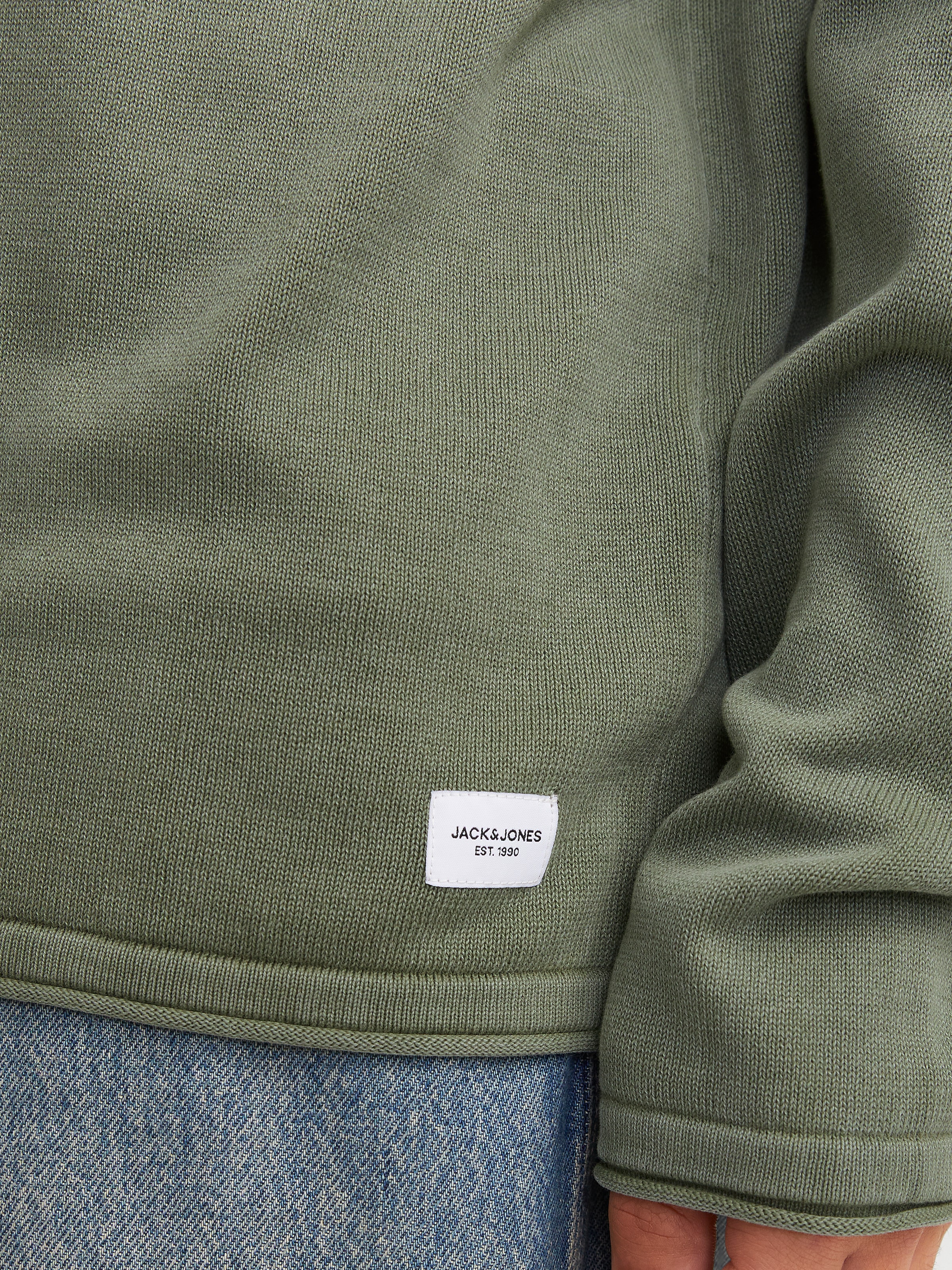 Jack & Jones Strickpullover »JJELEO KNIT CREW NECK NOOS«, mit Rundhalsausschnitt