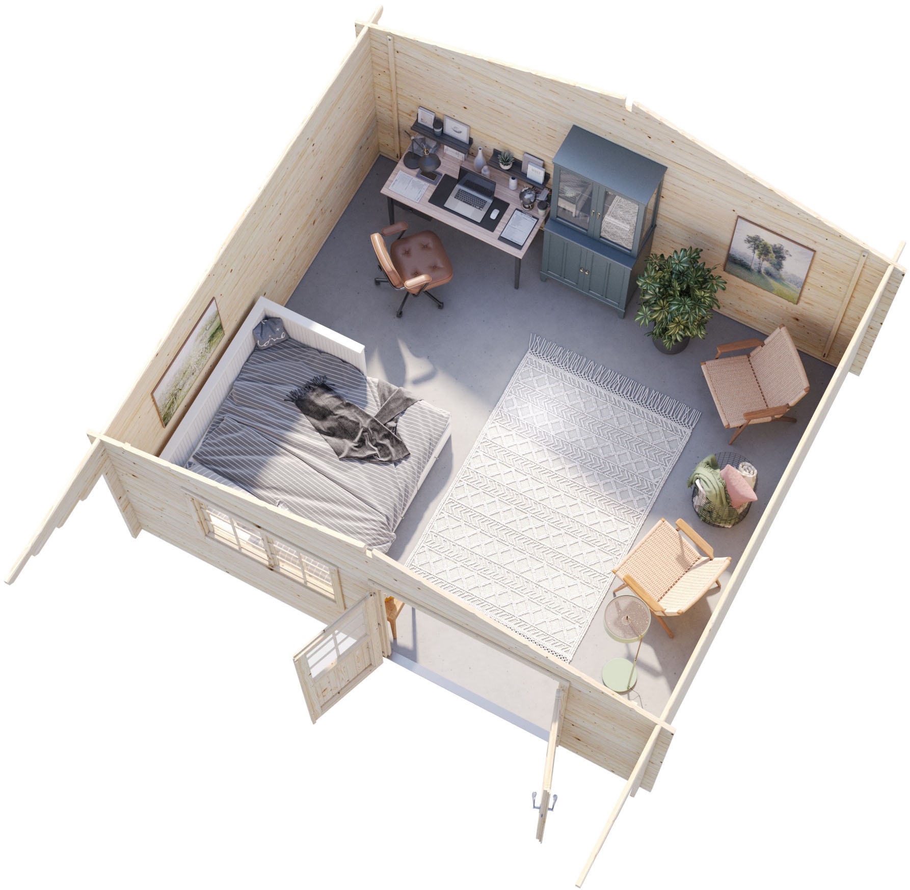 Palmako Gartenhaus »Britta« verschiedene Farben