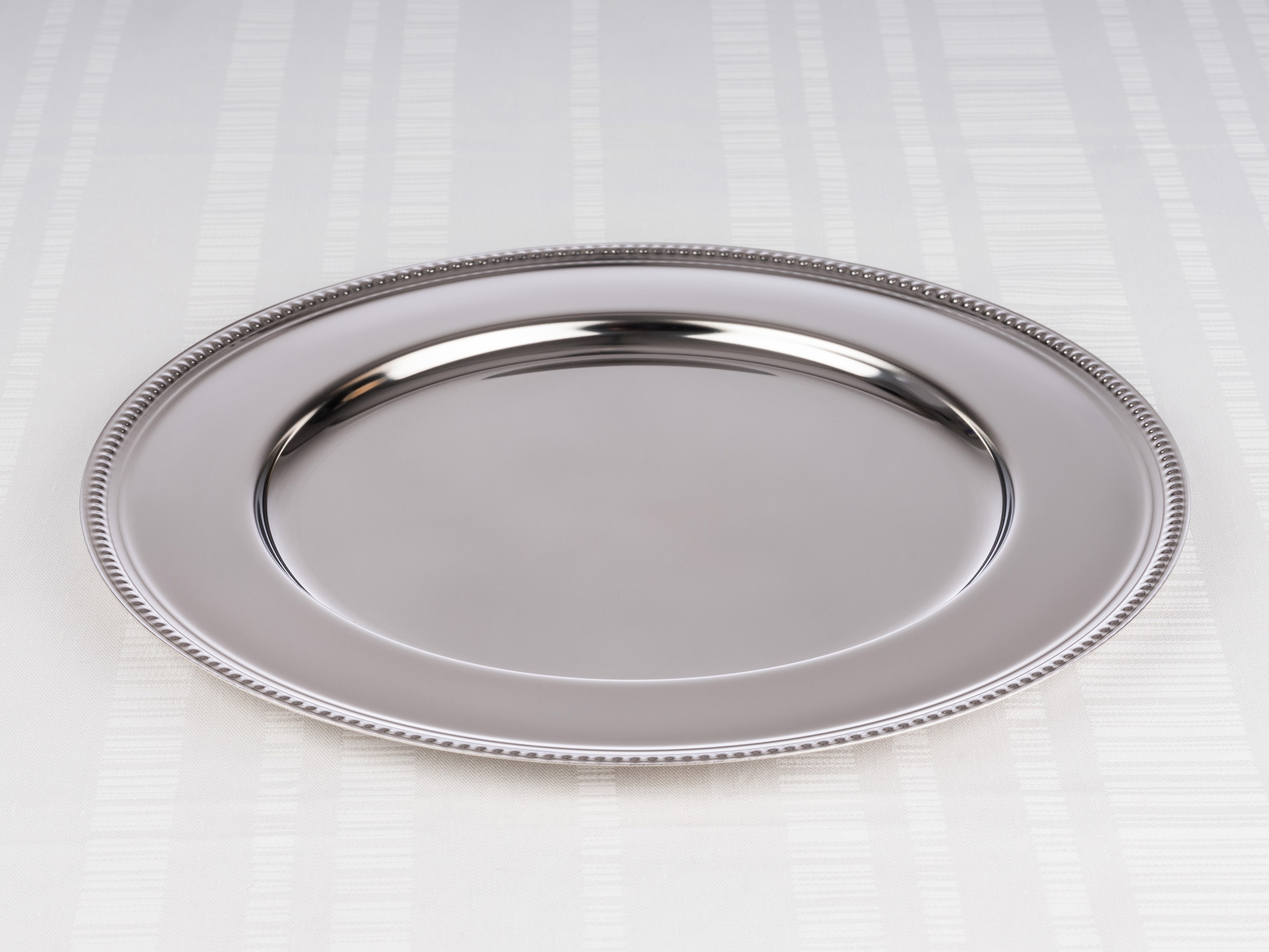 APS Platzteller, (1 tlg.), hochglanzpoliert, Perlrand, Ø 30,5 cm günstig online kaufen