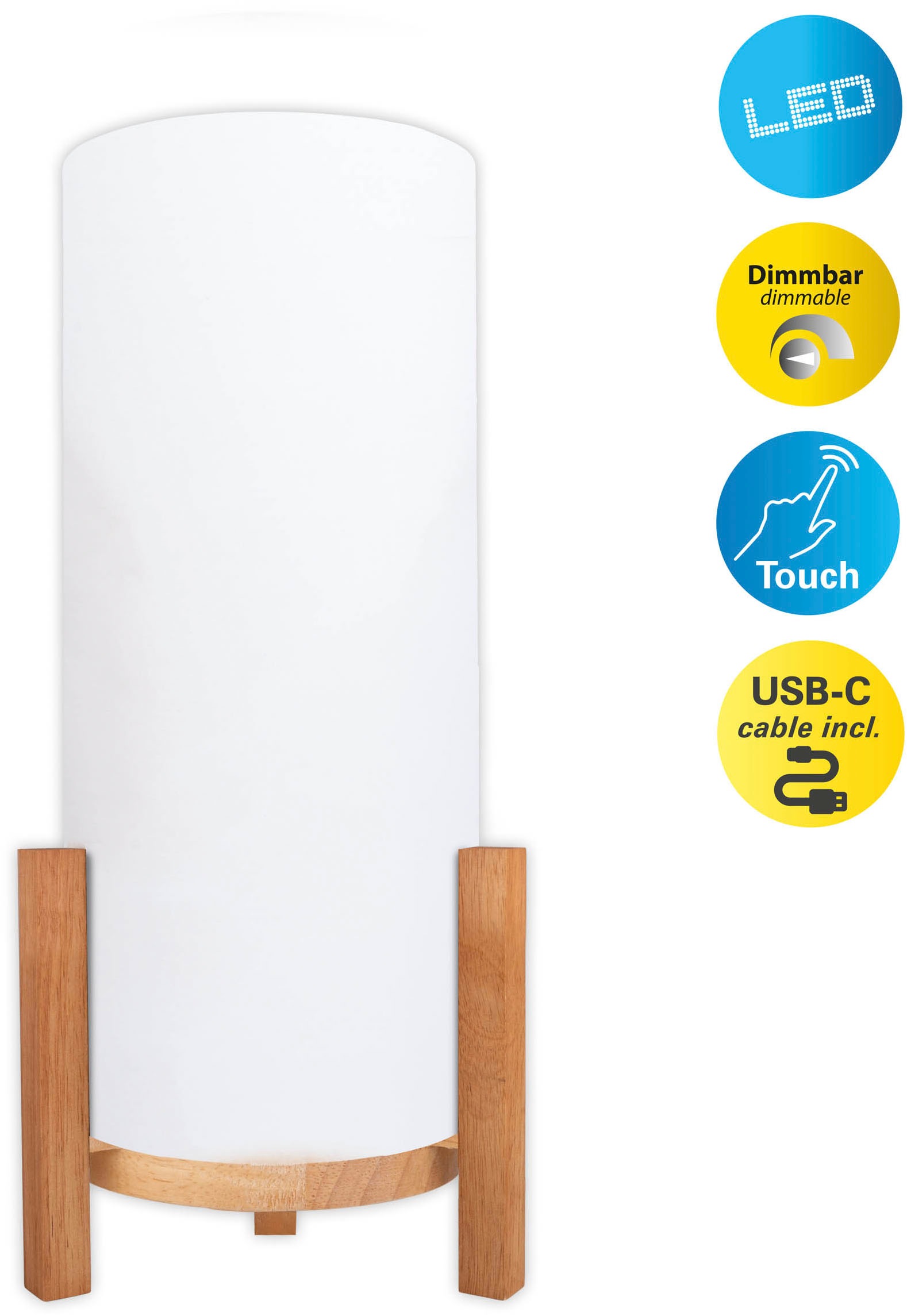 näve LED Tischleuchte »Matida«, 1 flammig, Leuchtmittel LED-Modul   LED wec günstig online kaufen