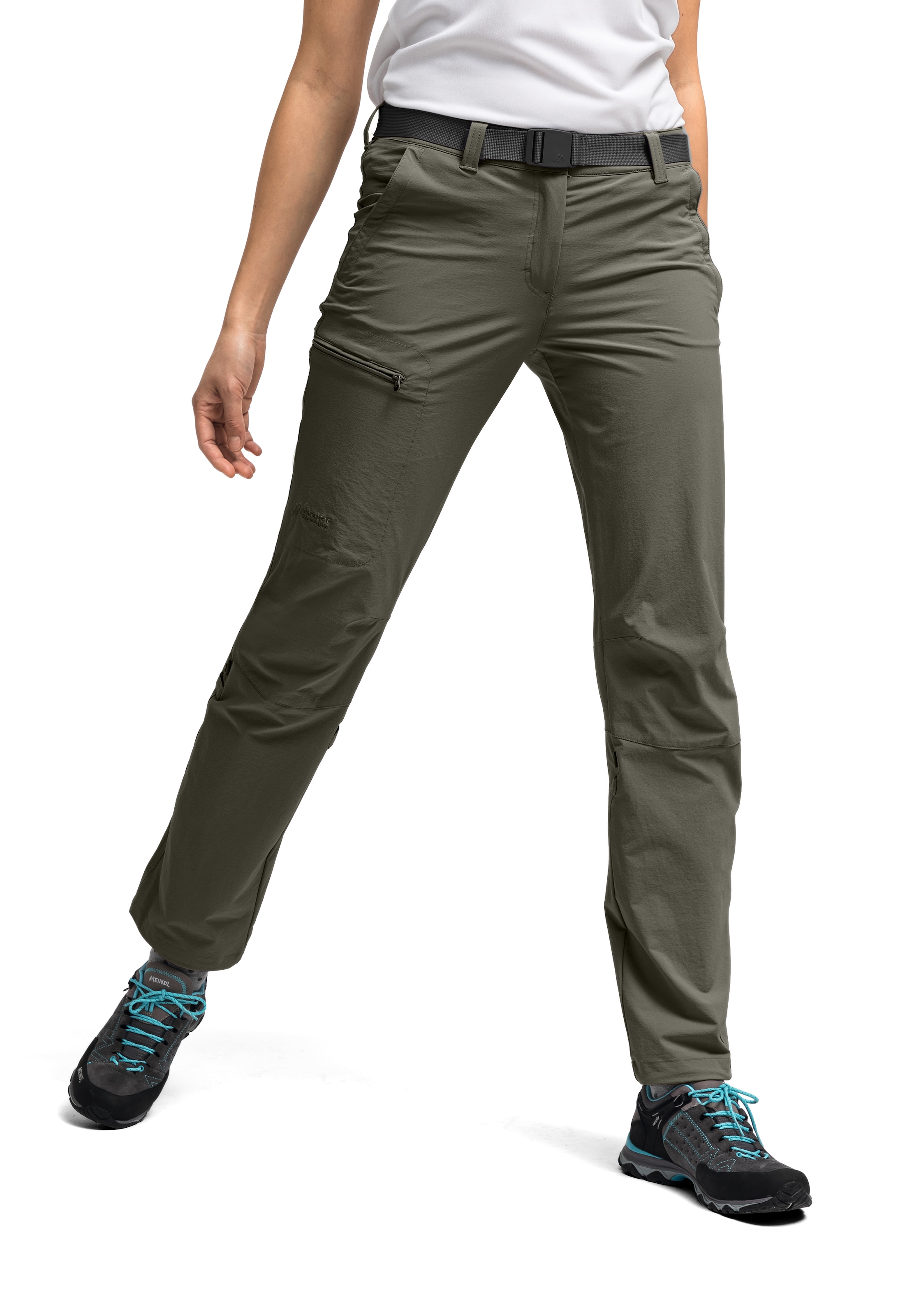 Maier Sports Funktionshose »Lulaka«, Damen Wanderhose, atmungsaktive Outdoor-Hose mit Roll up Funktion