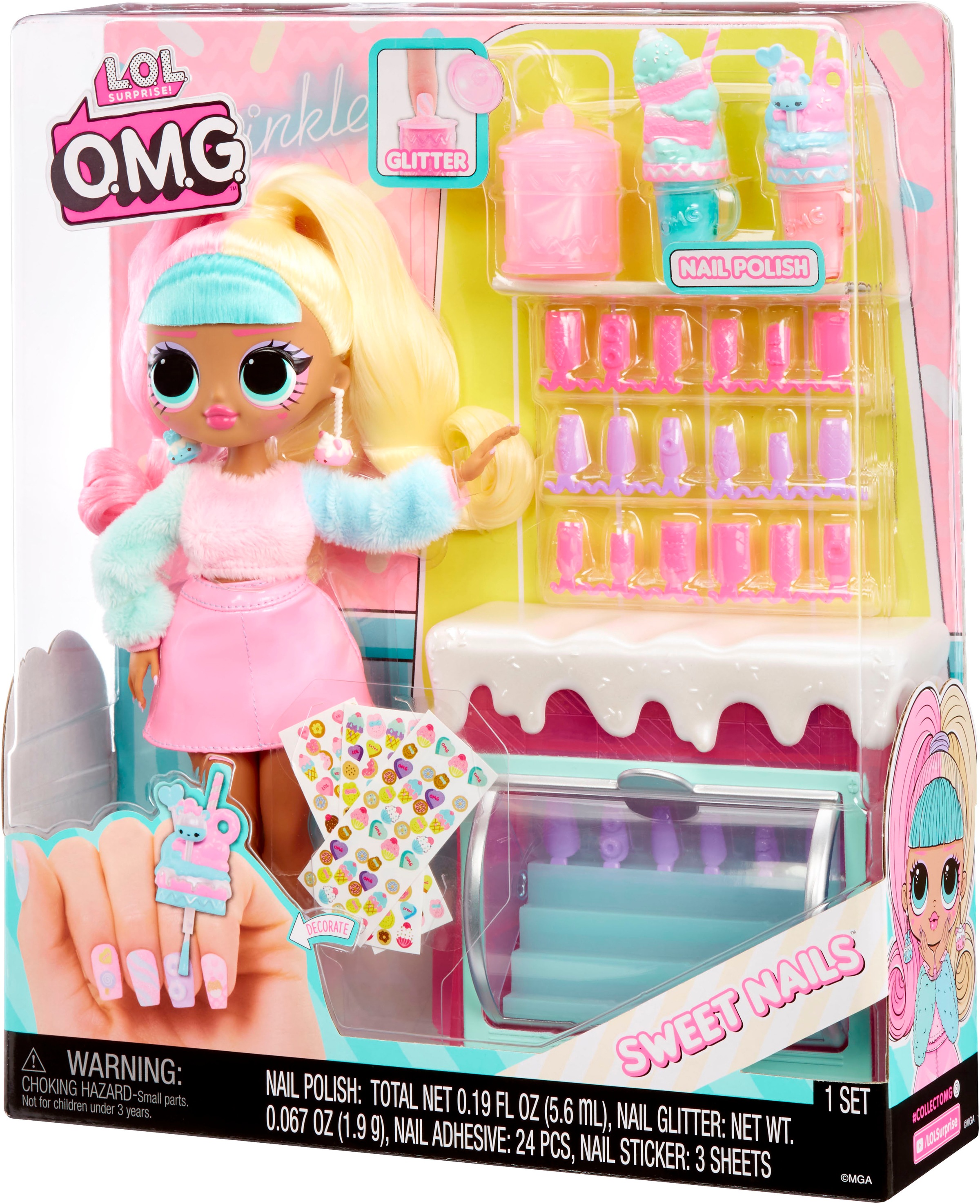 L.O.L. SURPRISE! Anziehpuppe »L.O.L. Surprise O.M.G. Sweet Nails - Candylicious«