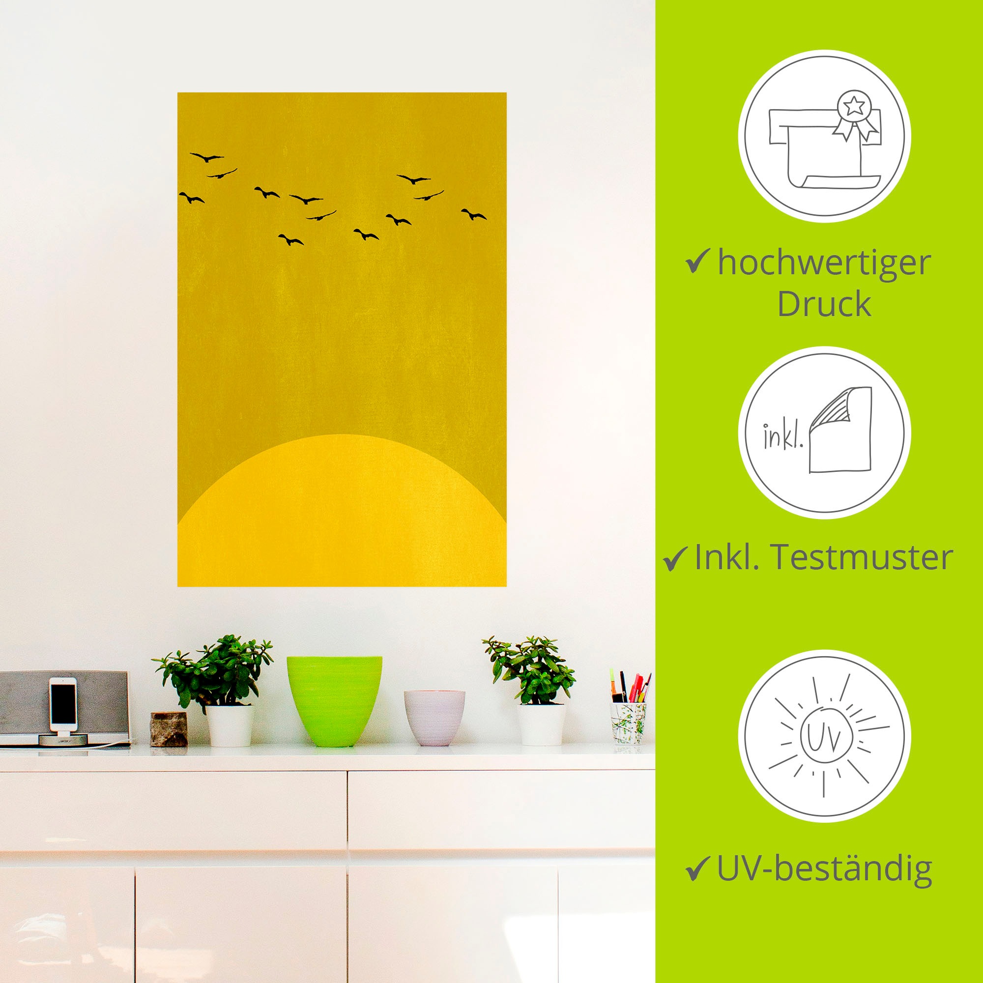 Artland Wandfolie »Sonnentanz«, Himmelsbilder, (1 St.), selbstklebend