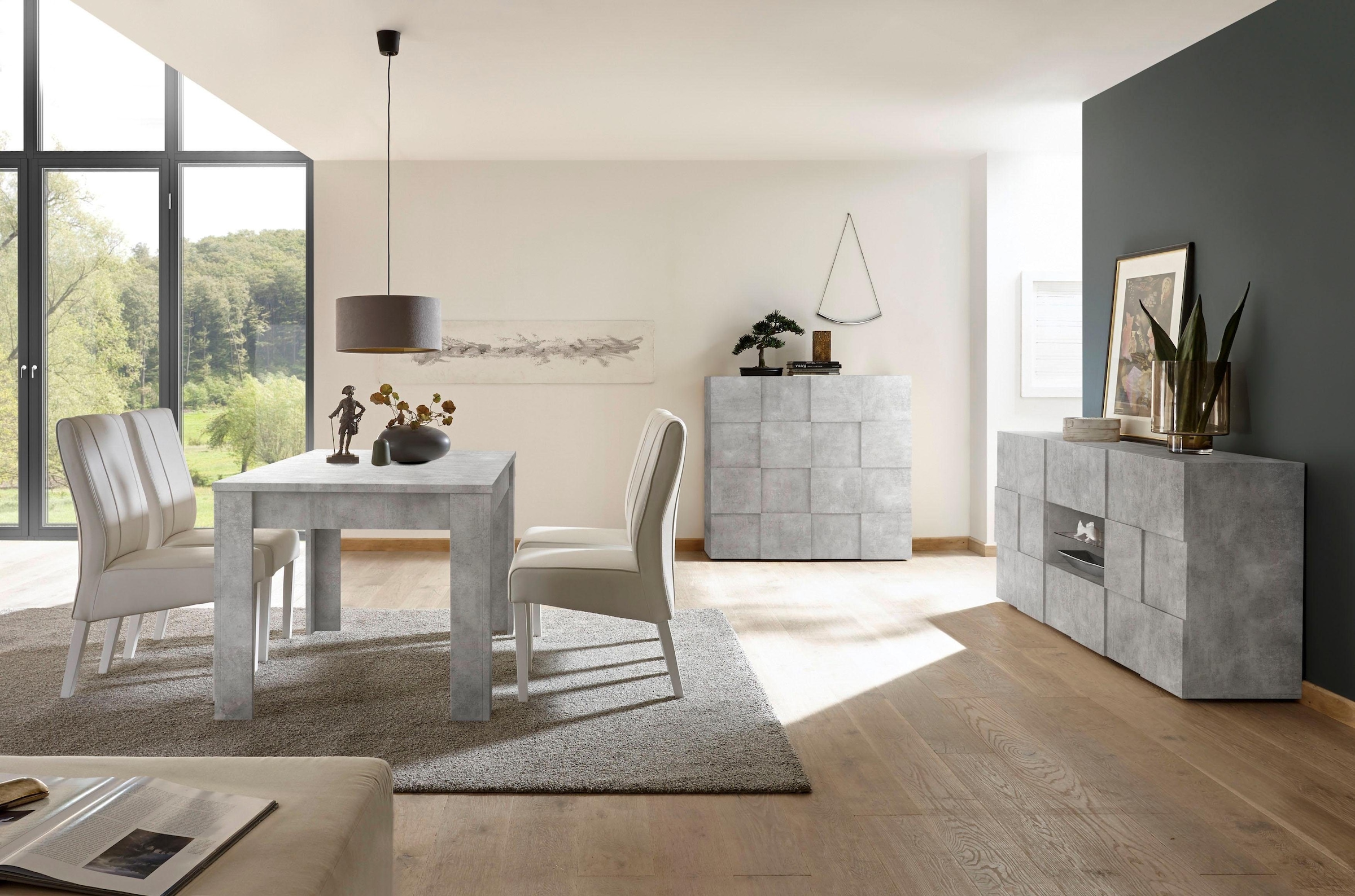 INOSIGN Esstisch »Urbino«, Breite 137 mit Ansteckplatte