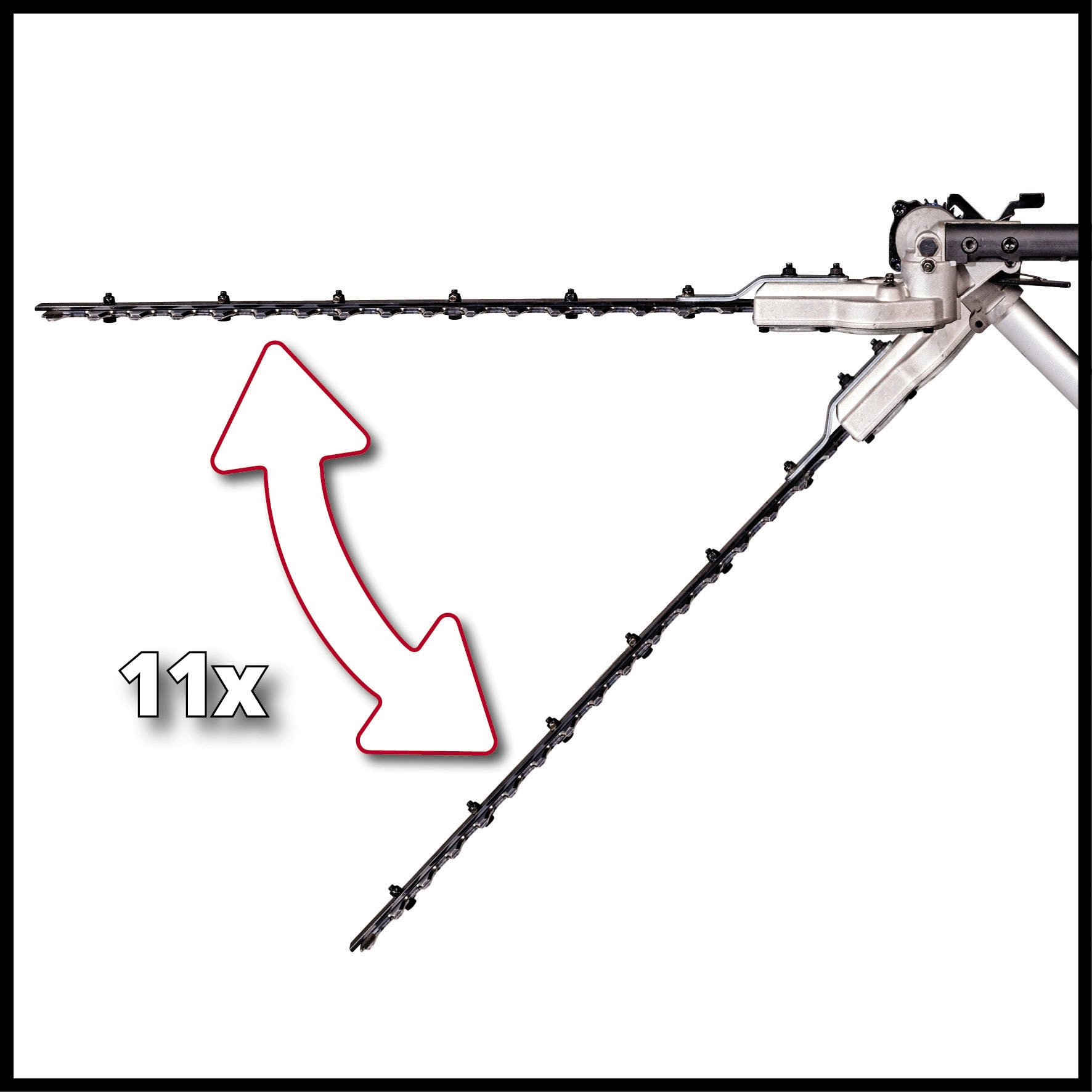 Einhell Elektro-Heckenschere »GC-HH 9046«, 41 cm Schnittlänge, mit Teleskopstiel