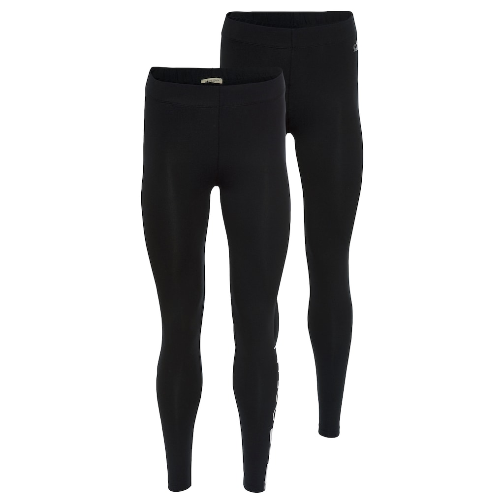 Ocean Sportswear Leggings, (Packung, 2er-Pack), mit Kontraststreifen und Logodruck