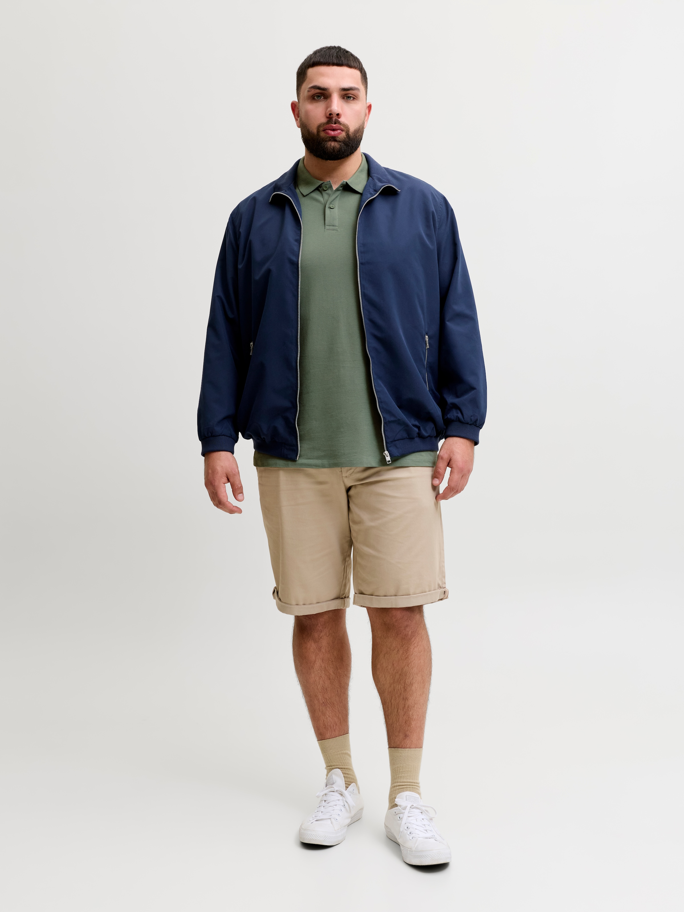 Jack & Jones PlusSize Poloshirt »JPRBLAWESTON SS POLO PLS« mit Stickerei