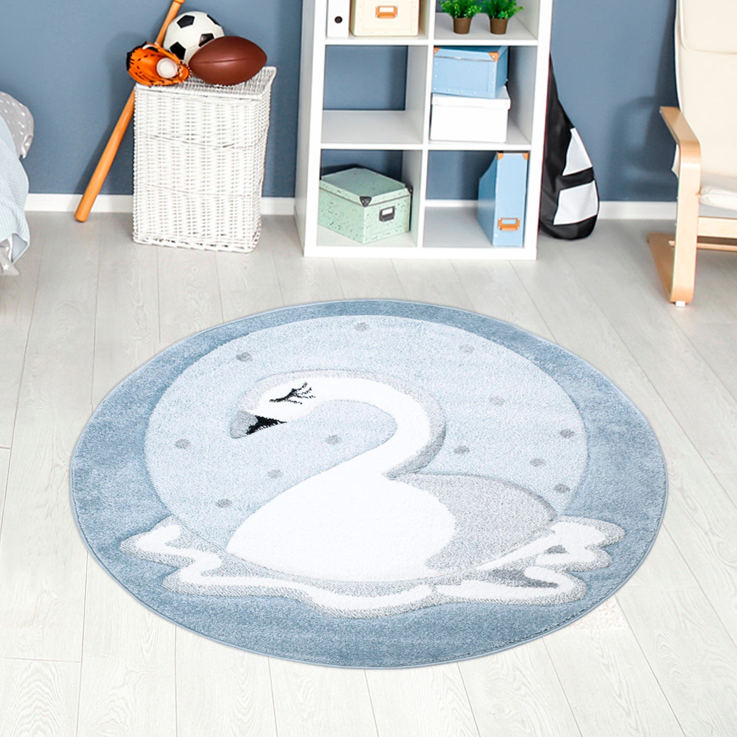 Carpet City Kinderteppich »Bueno Kids 1315«, rund, 13 mm Höhe, Spielteppich günstig online kaufen