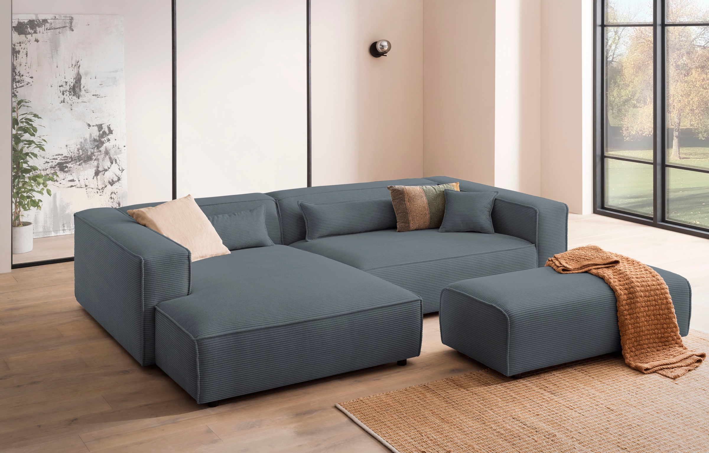 LeGer Home by Lena Gercke Polsterecke »PIARA XXL, L-Form, Schlaffunktion, C günstig online kaufen