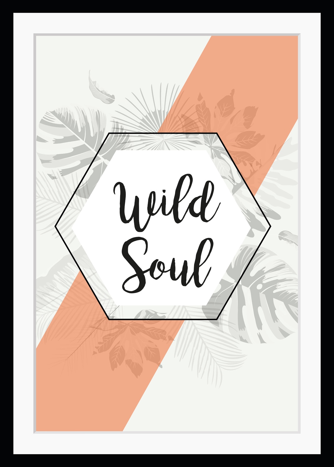 queence Bild »Wild Soul«, Sprüche & Texte, gerahmt, Spruch günstig online kaufen