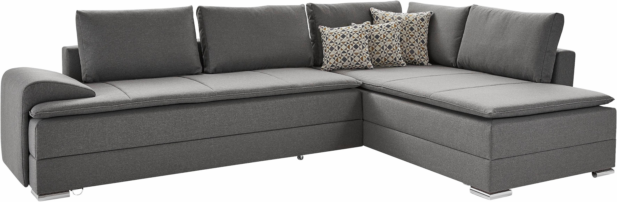 INOSIGN Ecksofa »Night & Day L-Form«, mit Boxspring Bettfunktion 180x200 cm, Dauerschläfer