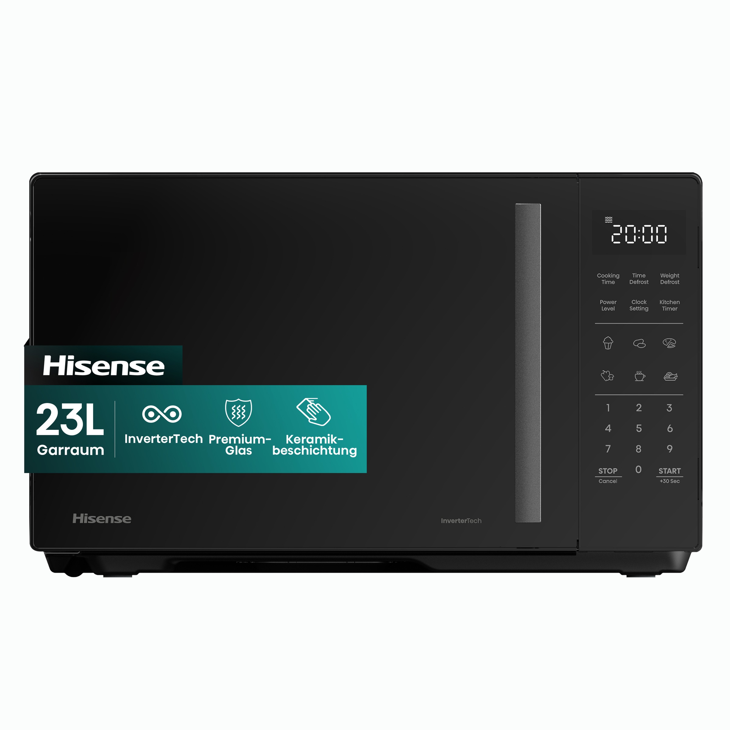 Hisense Mikrowelle »H23MOBS4HI«, Mikrowelle, 1400 W
