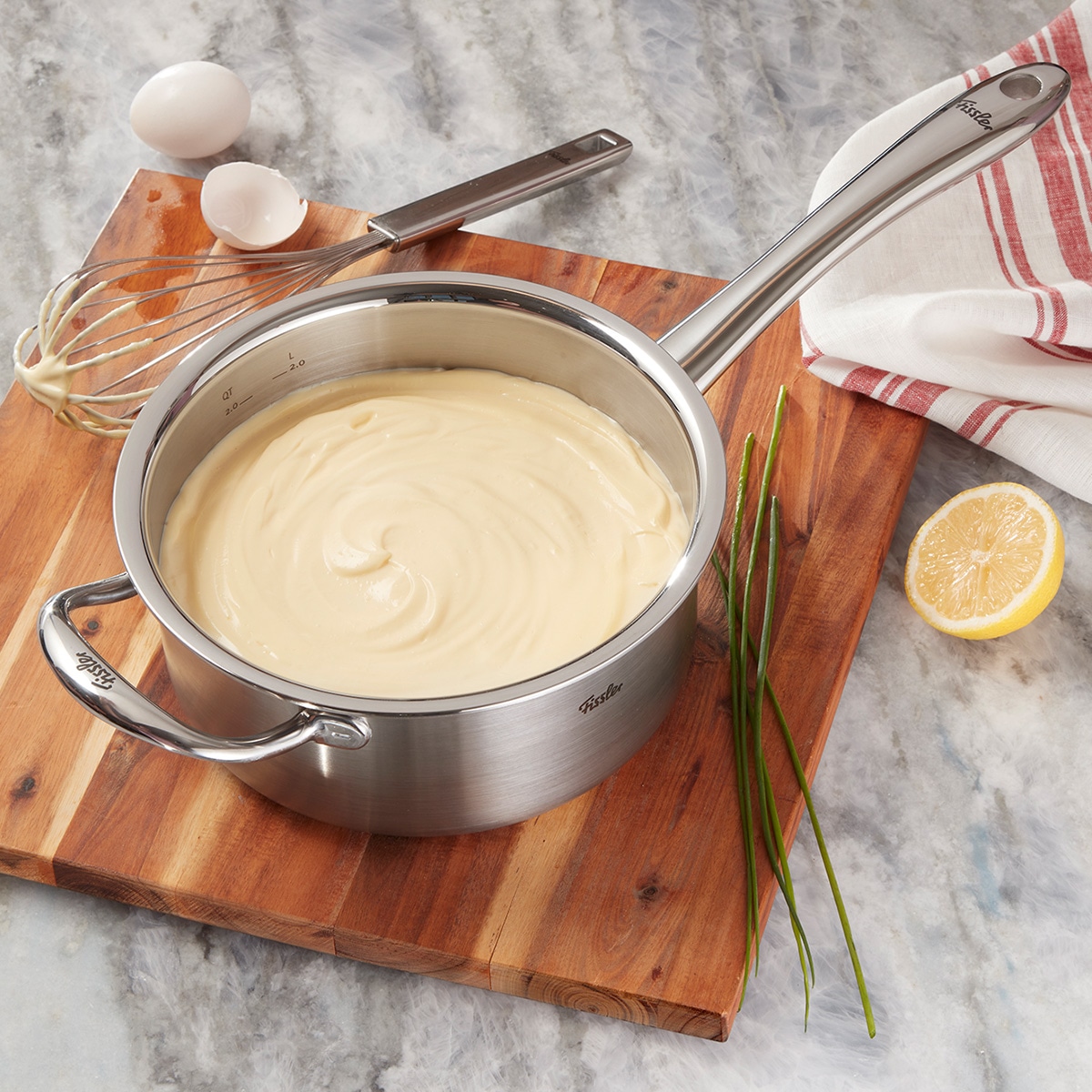 Fissler Kasserolle »M5 Pro-Ply Stielkasserolle  mit Metalldeckel« 1 tlg. Edelstahl 18/10