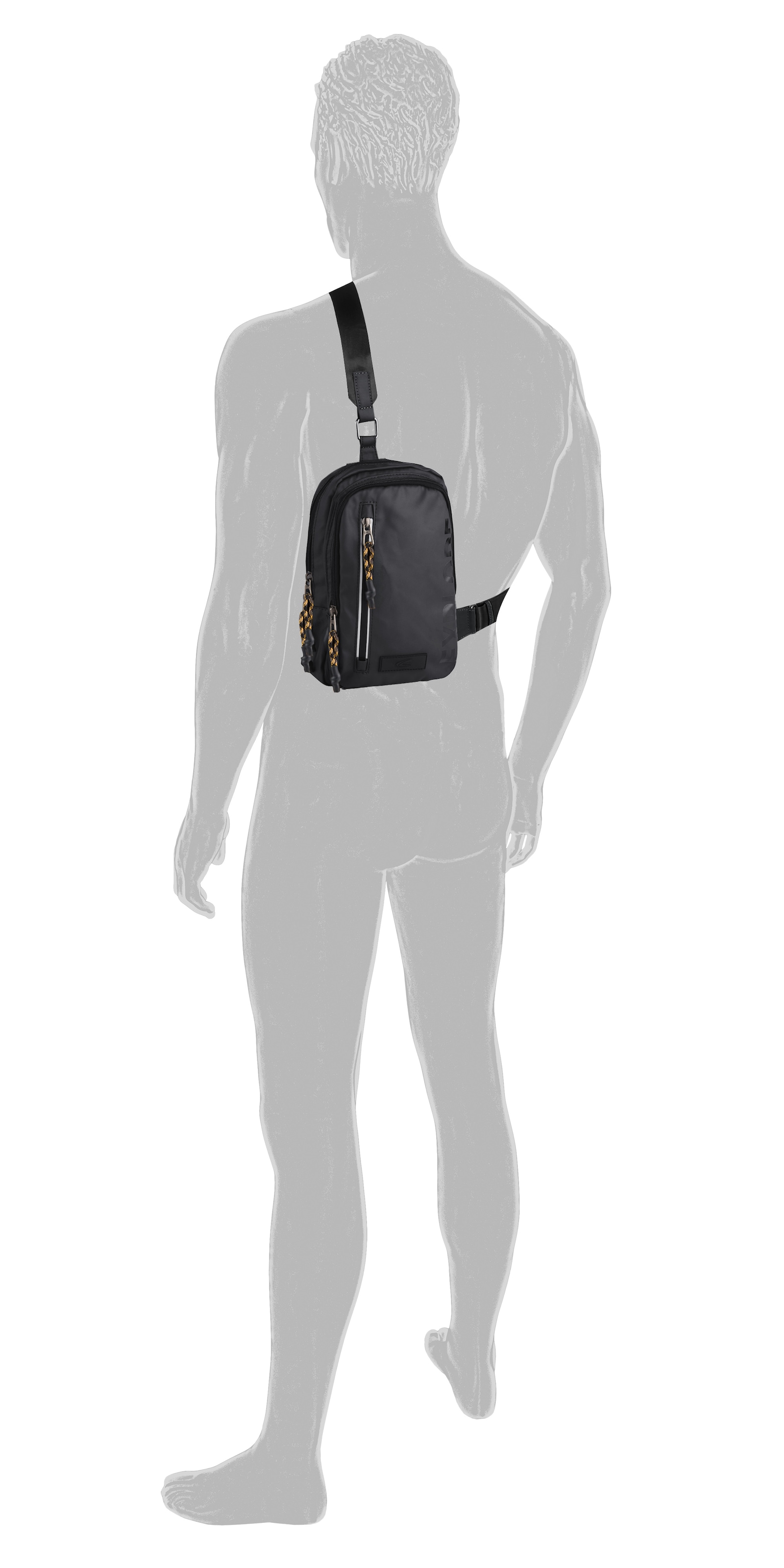 camel active Cityrucksack »Explore« wasserabweisendes recyceltes Nylon und reflektierende Reißverschlüsse