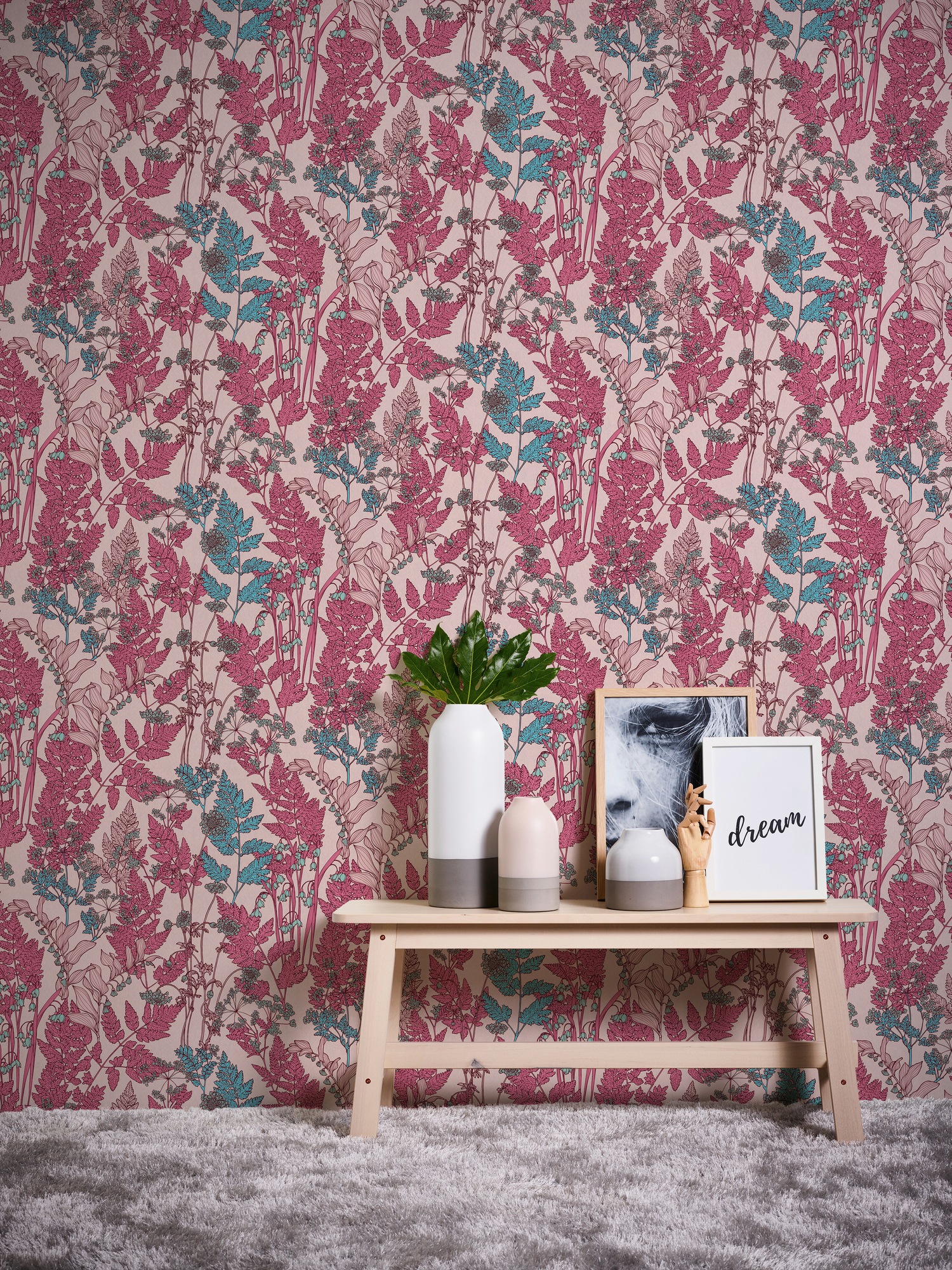 Architects Paper Vliestapete »Floral Impression«, floral-botanisch-Wald, Tapete Blumen Tapeten Wohnzimmer Schlafzimmer Küche modern Design Büro
