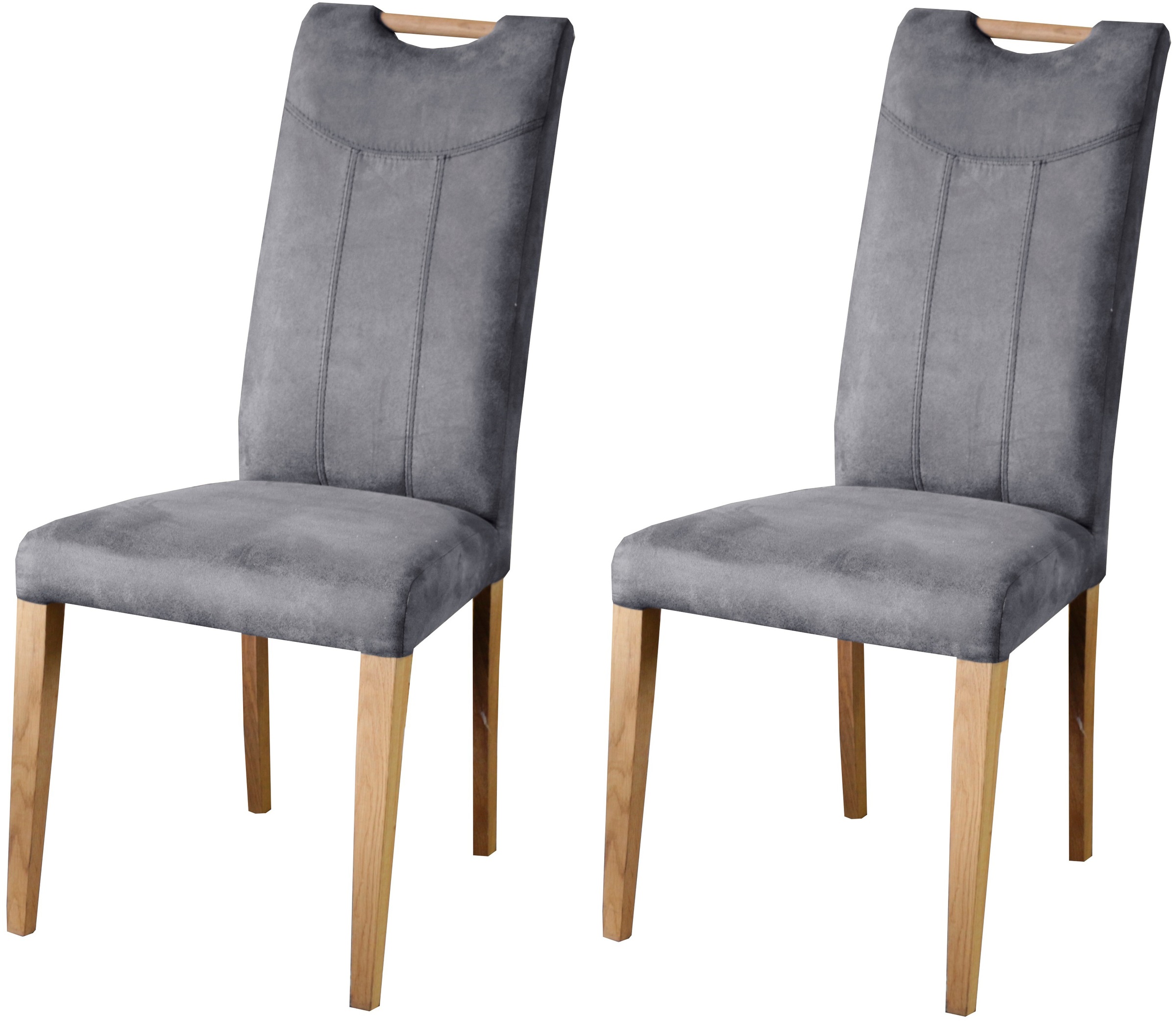 Home affaire Esszimmerstuhl »Roberta Polsterstuhl, Gestell Eiche massiv« (S günstig online kaufen