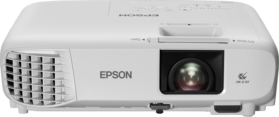 EPSON Beamer »EB-FH06« (3.500 lm 16000:1 1920 x 1080 px) weiß Einfache Einrichtung: Trapezkorrektur, optionales WLAN und iProjection-App