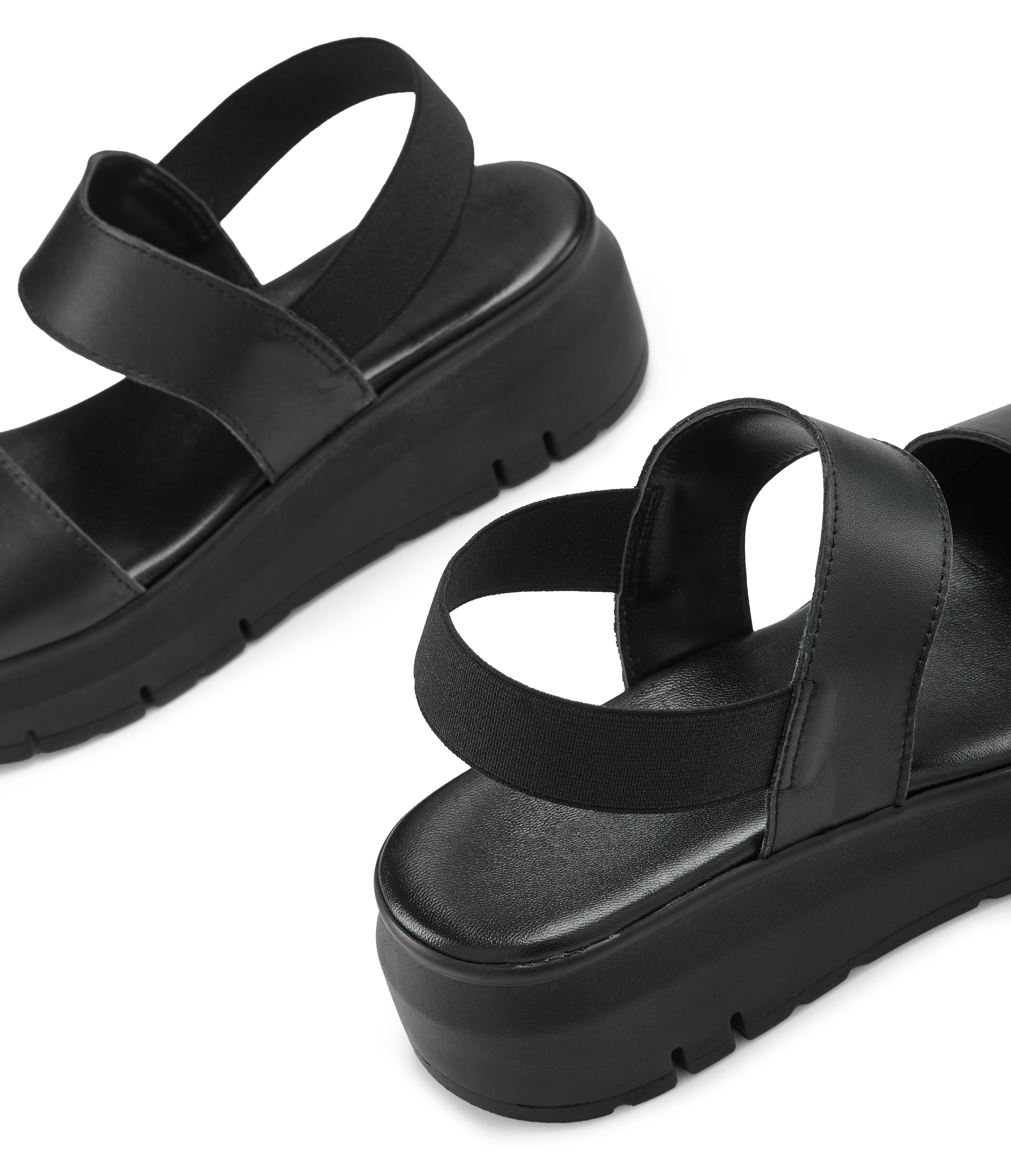 French Connection Sandale »Sommerschuhe, Sandalette, Ledersandalette, offener Schuh, Ledersandale«  NEU aus hochwertigem Leder mit leichtem Keilabsatz und Plateausohle