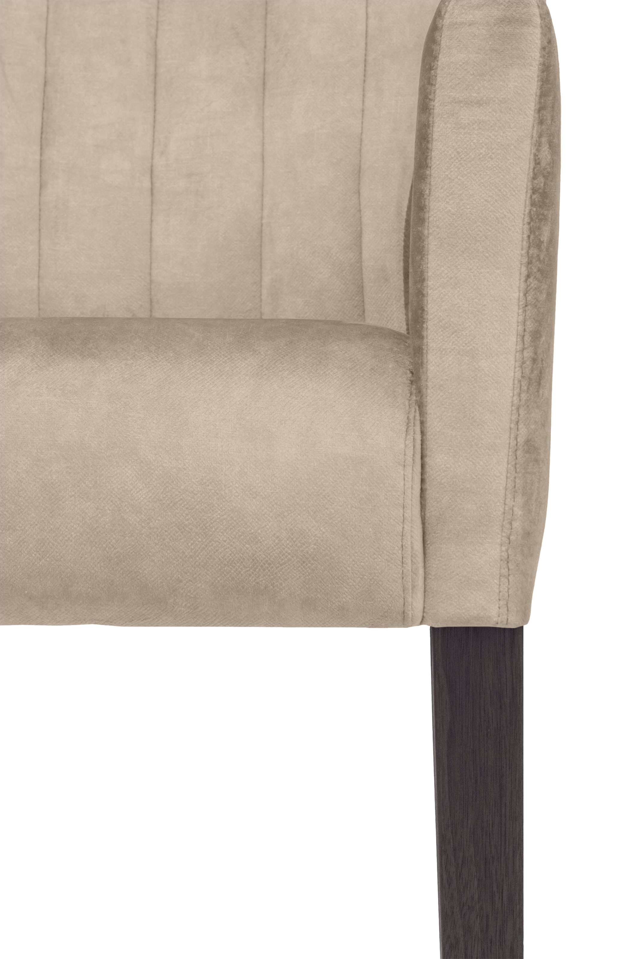 Home affaire Armlehnstuhl »King«, 1 St., Luxus-Microfaser Lederoptik, Esszimmerstuhl, Beingestell Massivholz Eiche oder Buche wengefarben