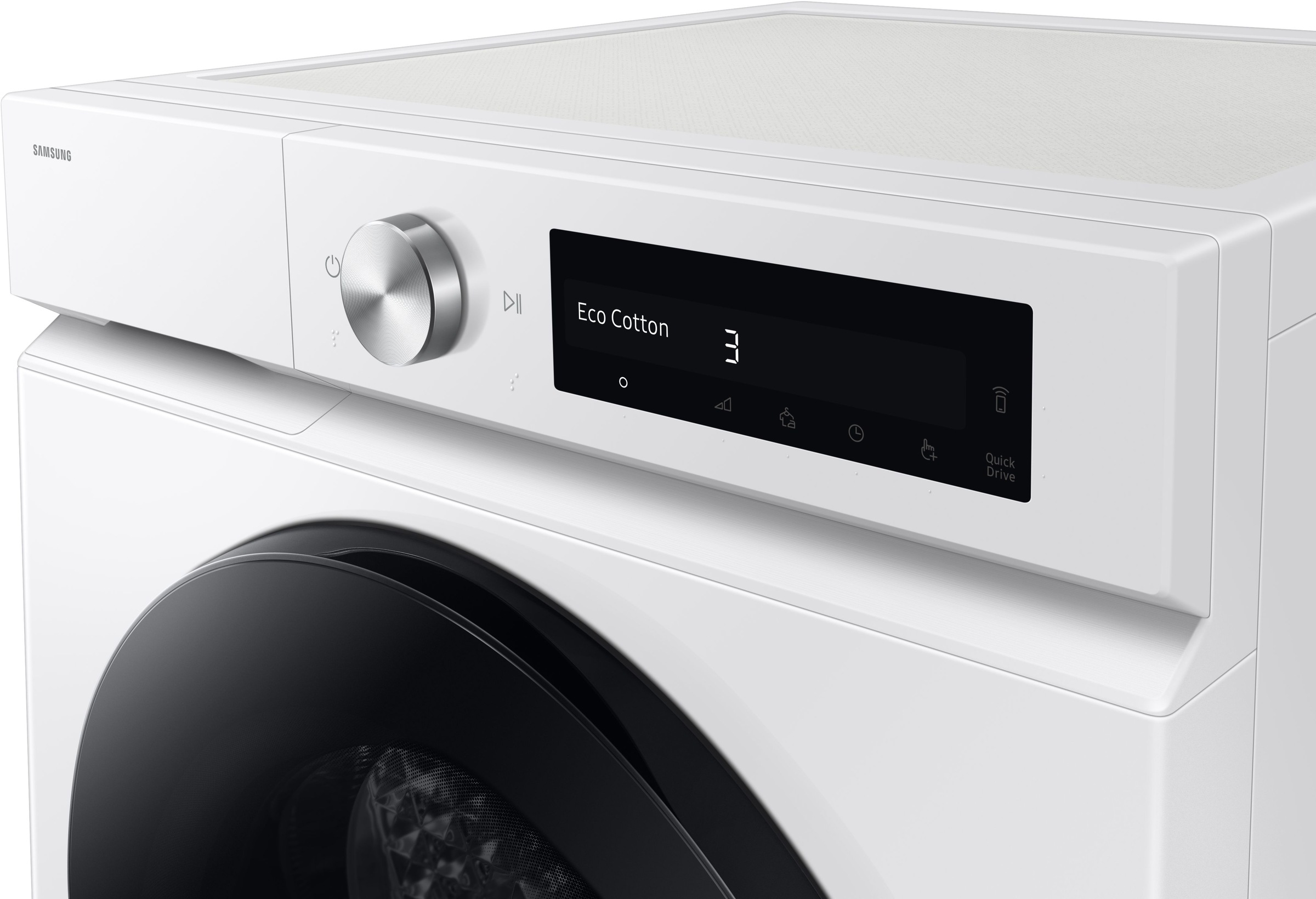 Samsung Wärmepumpentrockner »DV90DB7845GWU2«, DV7400D, 9 kg, QuickDriveᵀᴹ Option ‑ Spart bis zu 35 % Zeit