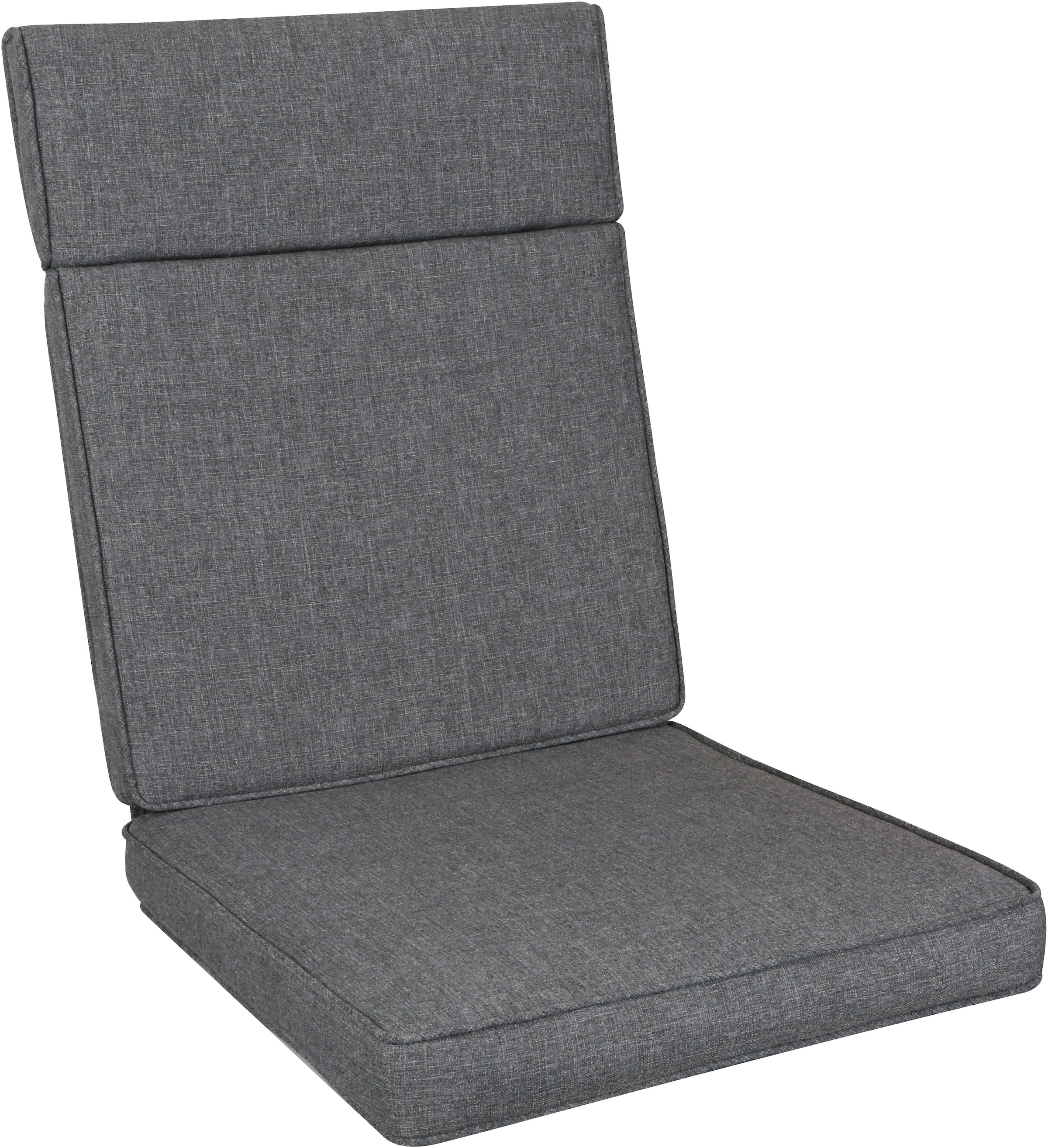 KONIFERA Garten-Essgruppe »Menton« Set, 6x Stuhl, 6x Auflage, 1x AZ-Tisch, 13 tlg. bestehend aus 6 Sesseln mit 6 Sitzauflagen und 1 Tisch