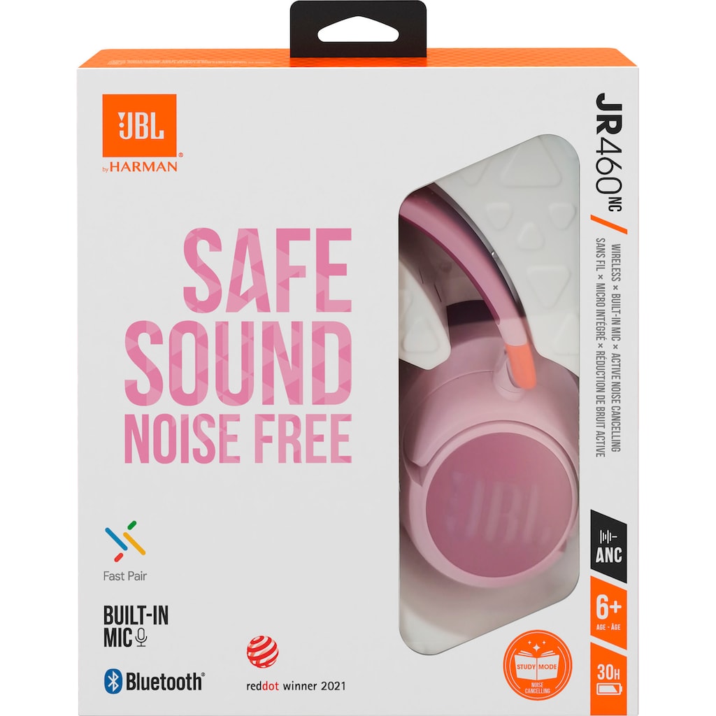 JBL Kinder-Kopfhörer »JR460NC«, Bluetooth-A2DP Bluetooth-AVRCP Bluetooth-HFP, Noise-Cancelling