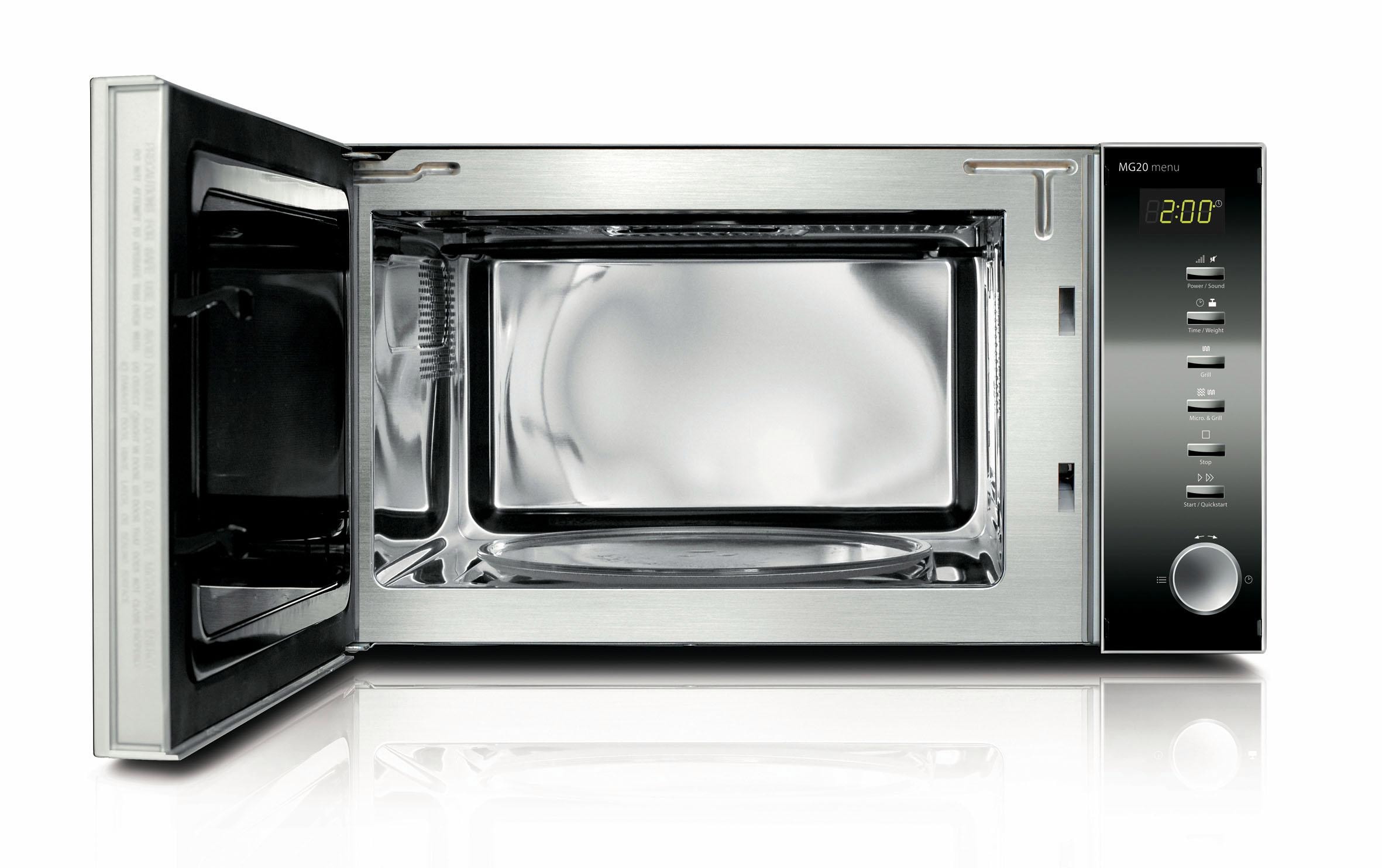 Caso Mikrowelle »MG 20« Grill 800 W silberfarben