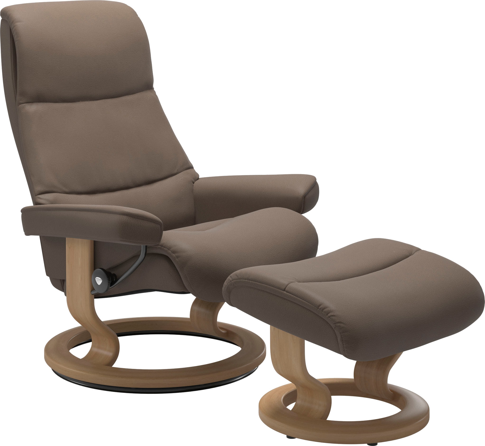 Stressless® Relaxsessel »View« Set, Relaxsessel mit Hocker, mit Classic Bas günstig online kaufen