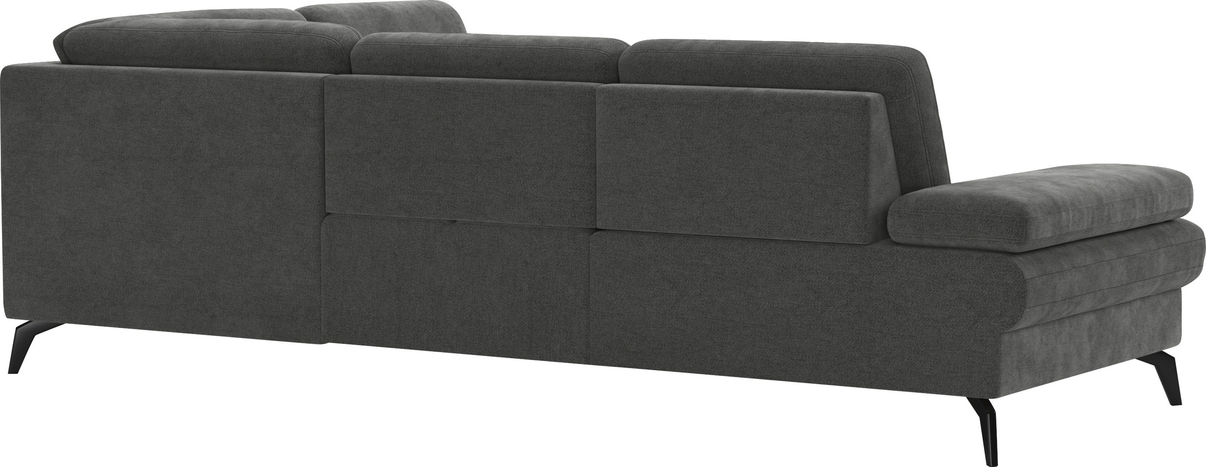 sit&more Ecksofa »Morris L-Form, inkl. Sitztiefenverstellung«, wahlweise mit Armteilverstellung, Bettfunktion & Bettkasten