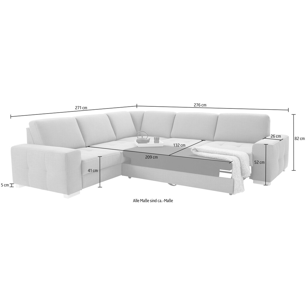 sit&more Ecksofa »Santorini«