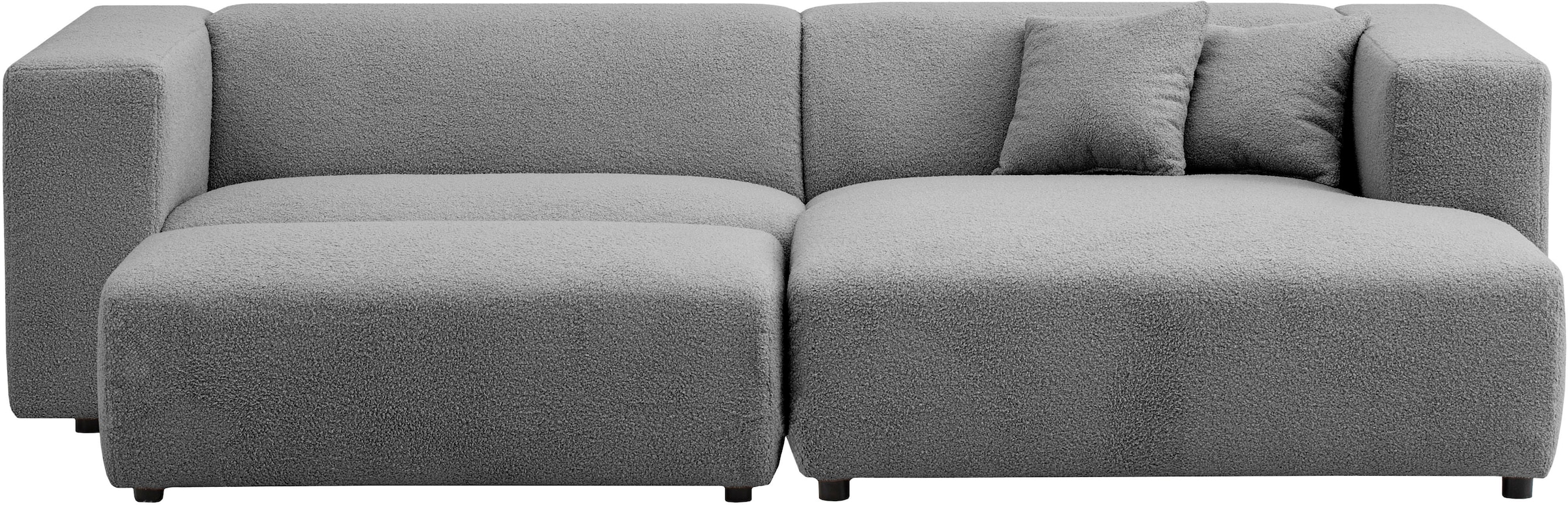 andas Polsterecke »BAKELS, Ecksofa-Set mit Hocker, L-Form mit Schlaffunktio günstig online kaufen