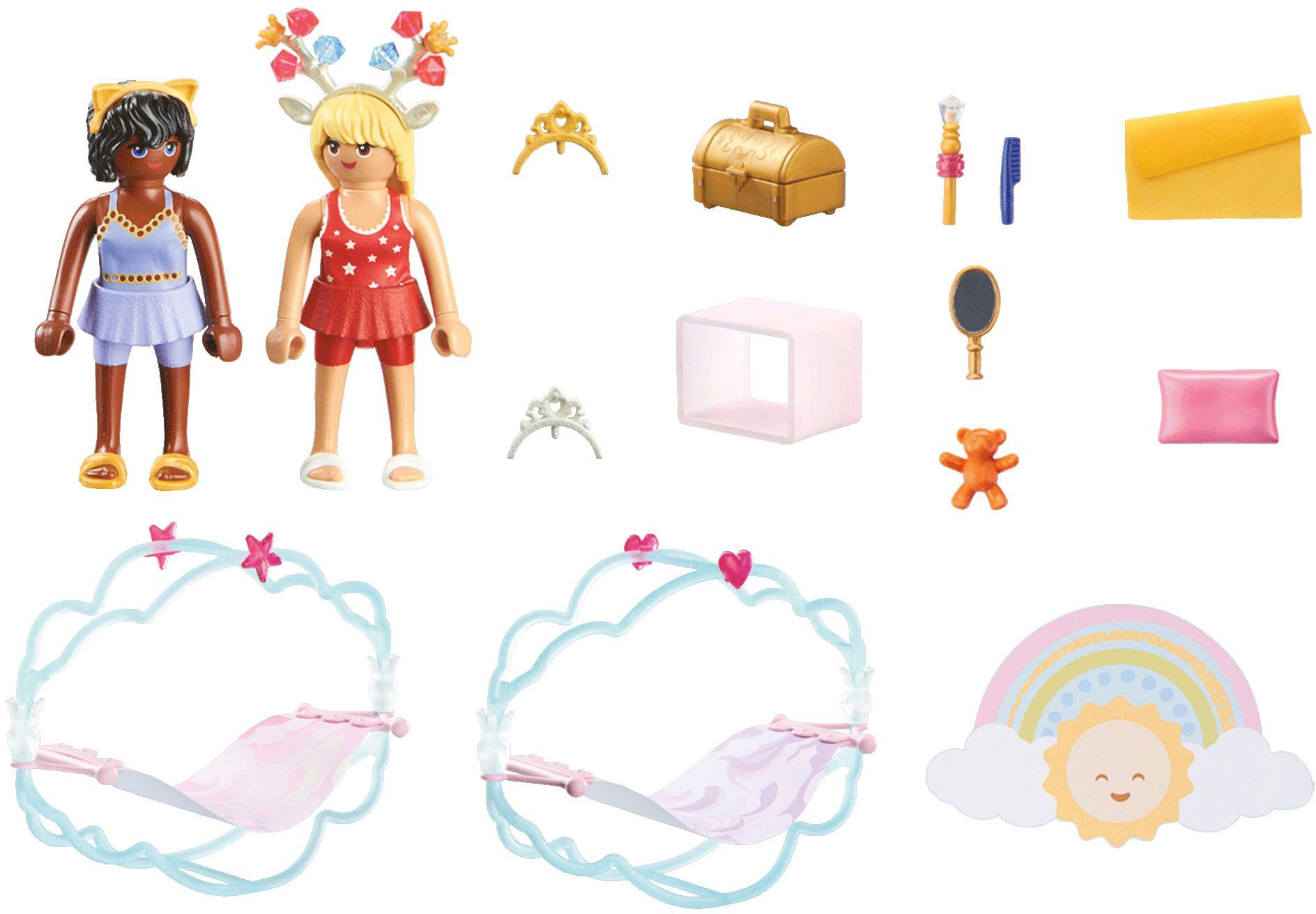 Playmobil® Konstruktions-Spielset »Himmlische Pyjamaparty (71362), Princess Magic«, (56 St.), Made in Europe