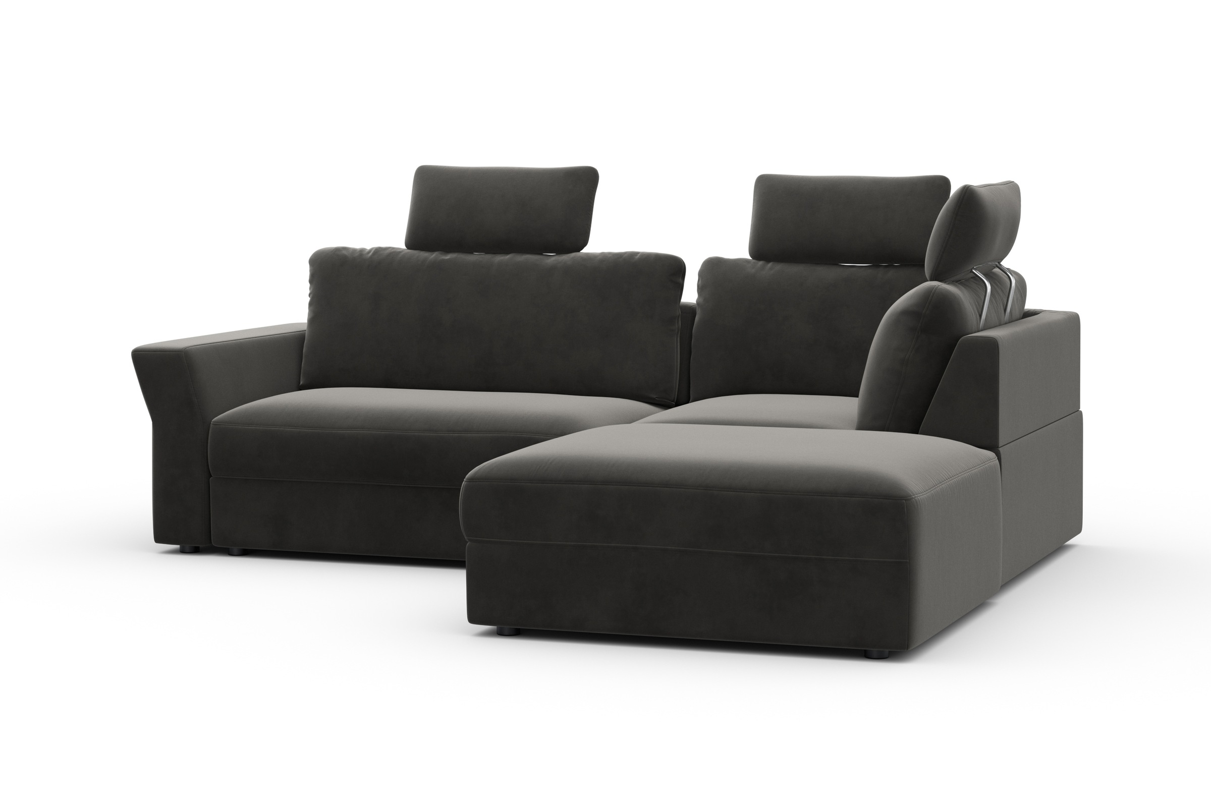 sit&more Ecksofa »Cadabra L-Form«, Breite 243 cm, inklusive Sitztiefenverstellung