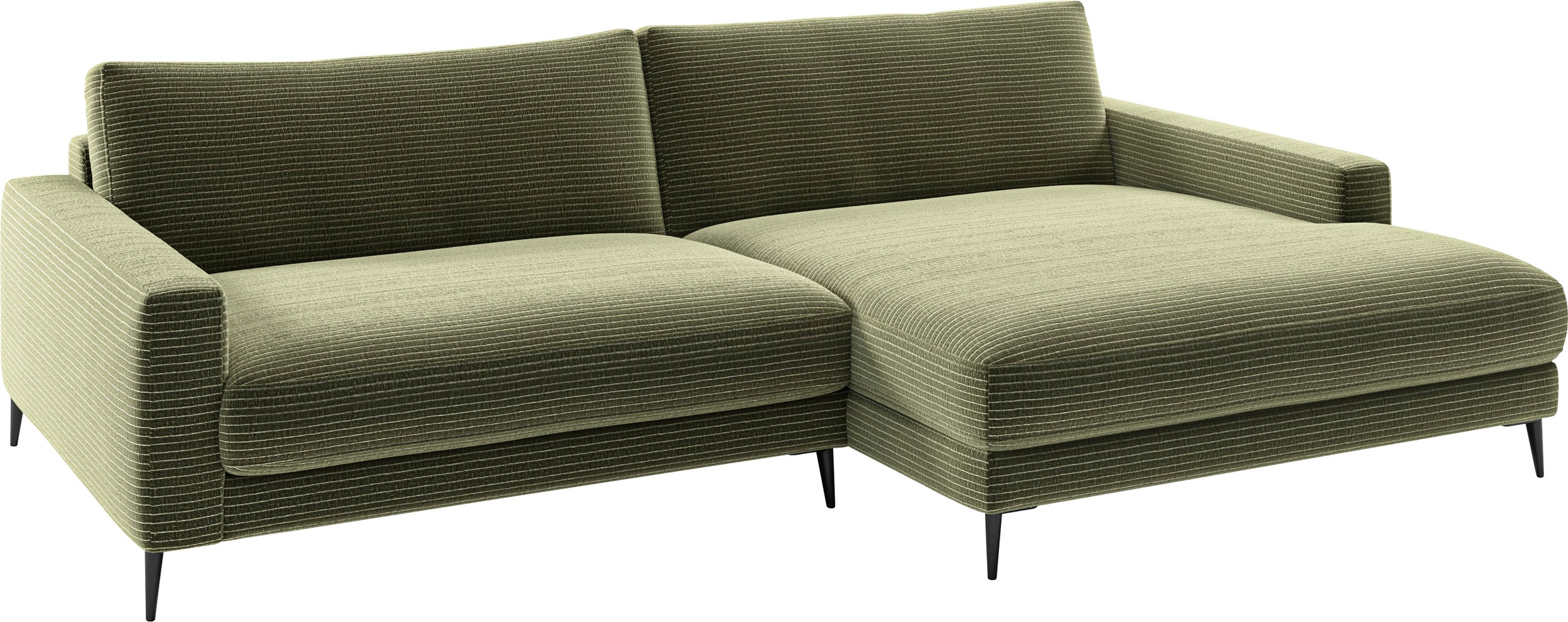 Home affaire Ecksofa »Downtown, B/T/H: 272/190/84 cm L-Form« weicher Sitzko günstig online kaufen